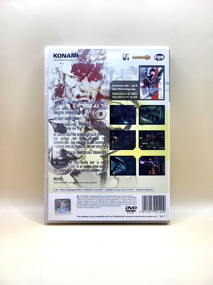Metal Gear Solid 2 Sons of Liberty (No Manual) - PlayStation 2 - PS2