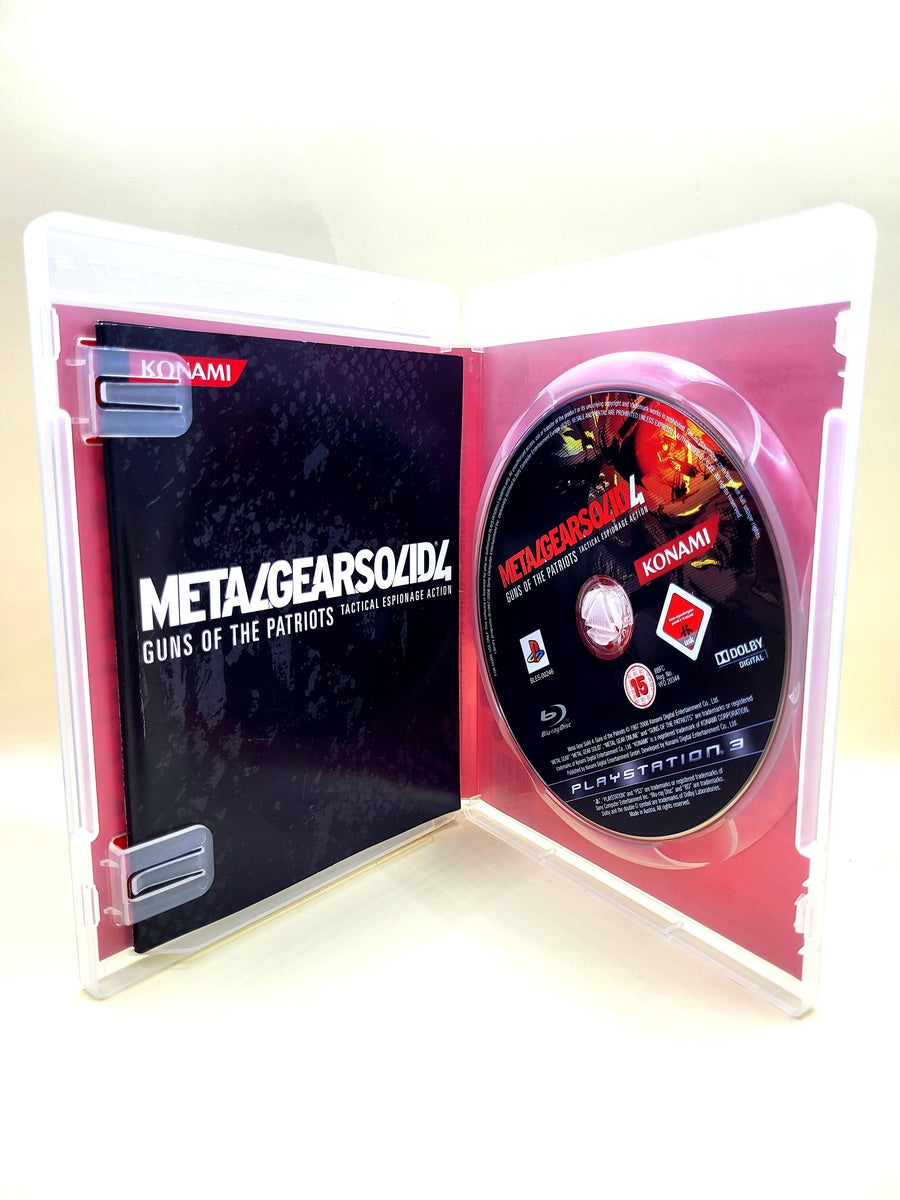 Metal Gear Solid 4 With Cardboard Cover - PlayStation 3 - PS3