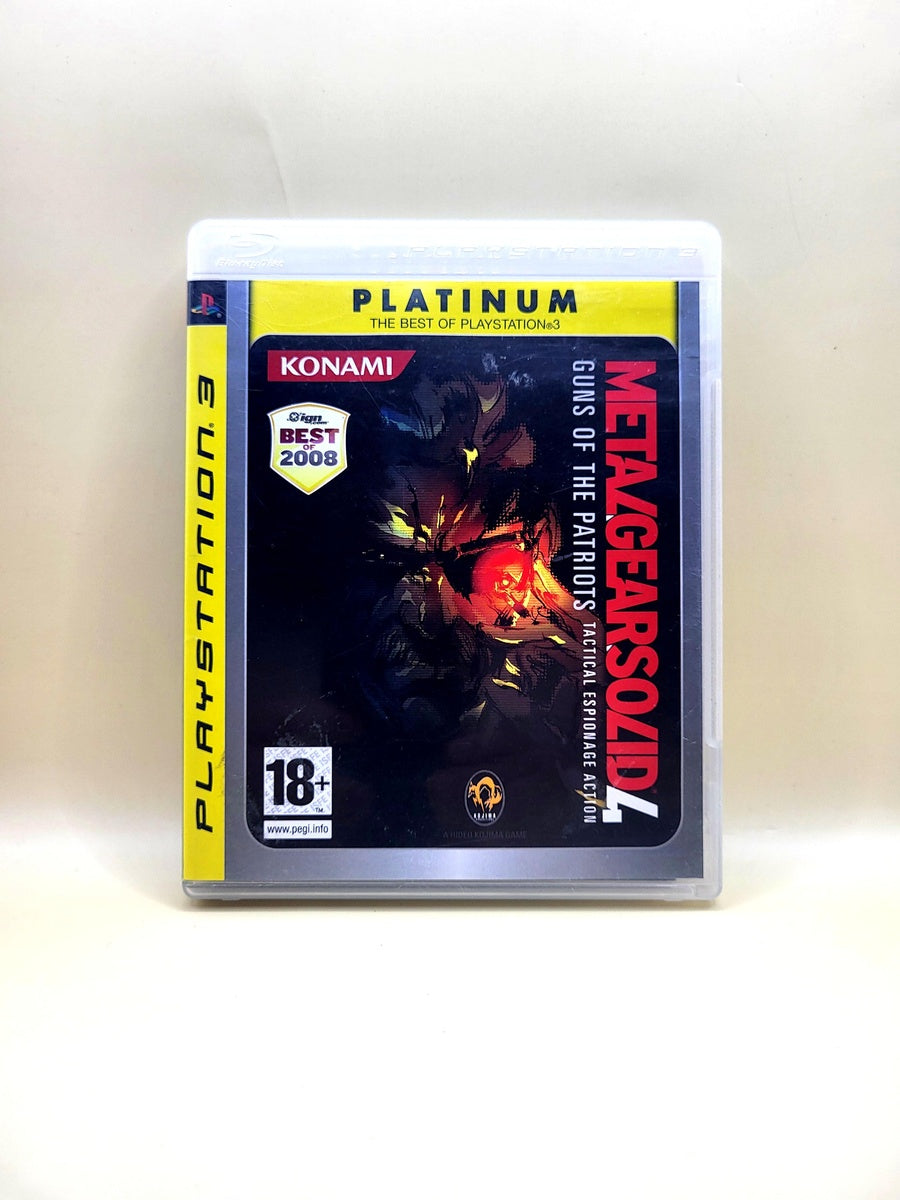 Metal Gear Solid 4 Platinum - PlayStation 3 - PS3