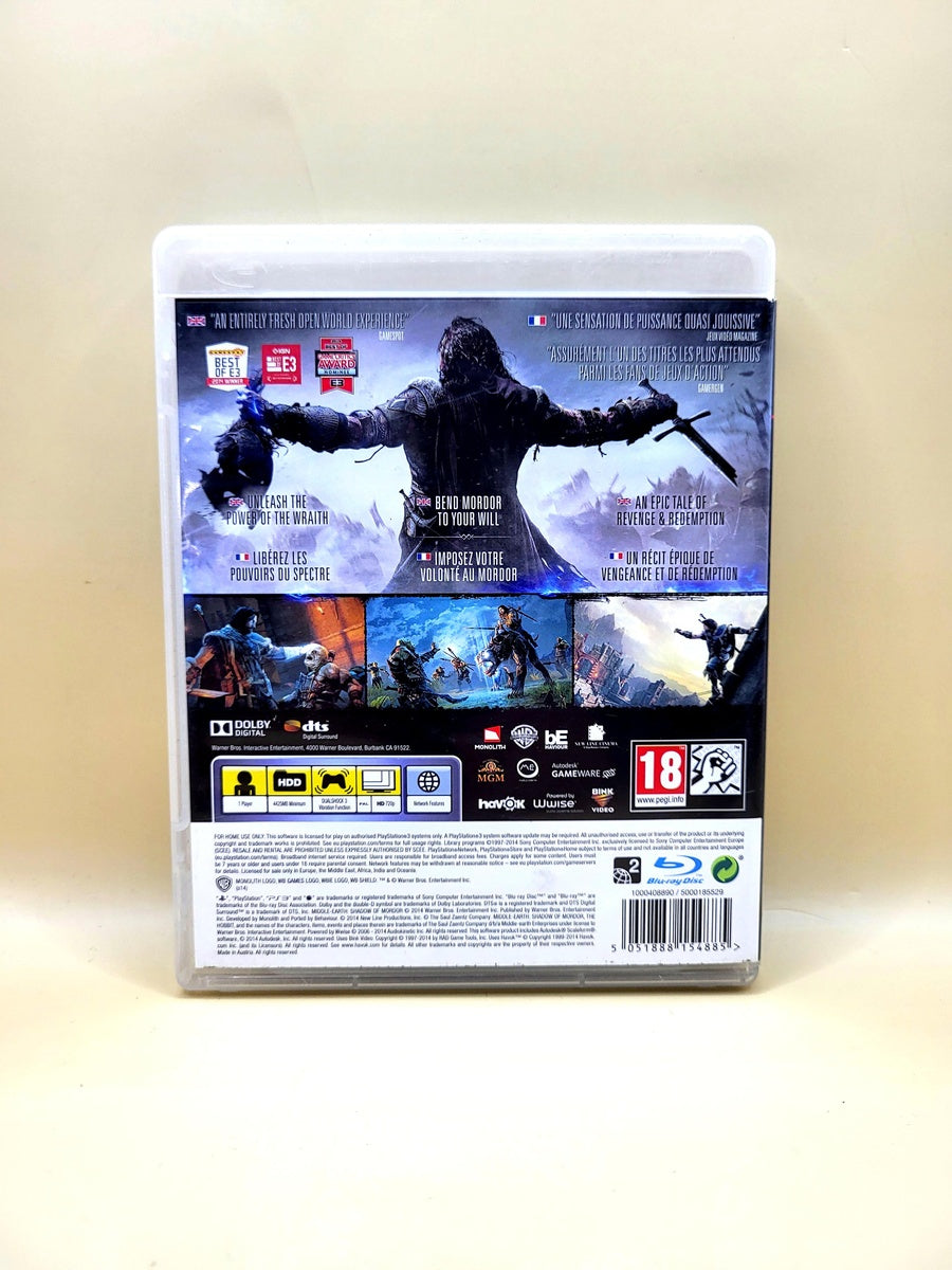 Middle Earth Shadow of Mordor - PlayStation 3 - PS3