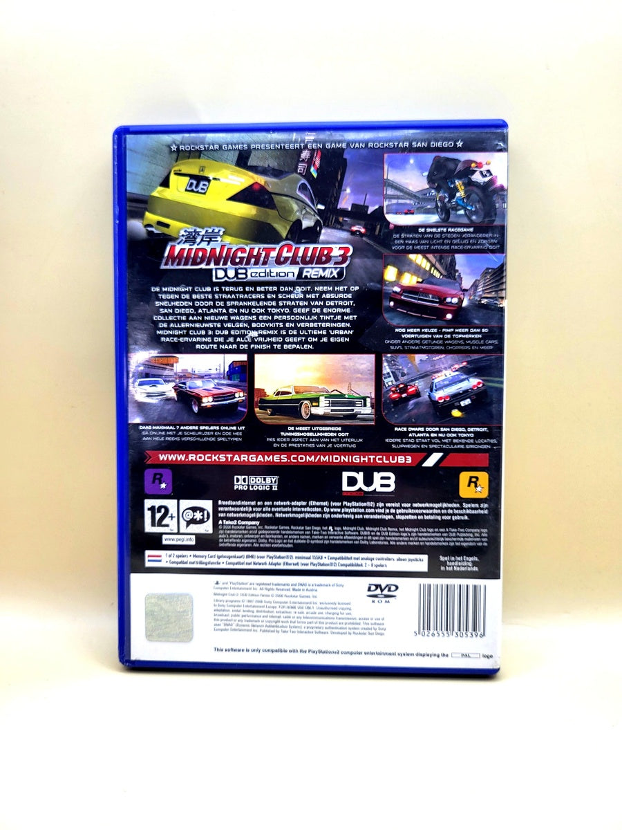 Midnight Club 3 Dub Edition Remix - PlayStation 2 - PS2