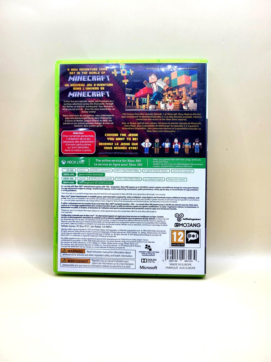Minecraft Story Mode - Xbox 360