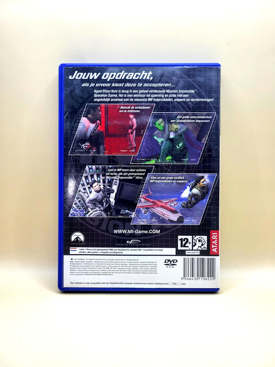Mission Impossible Operation Surma - PlayStation 2 - PS2