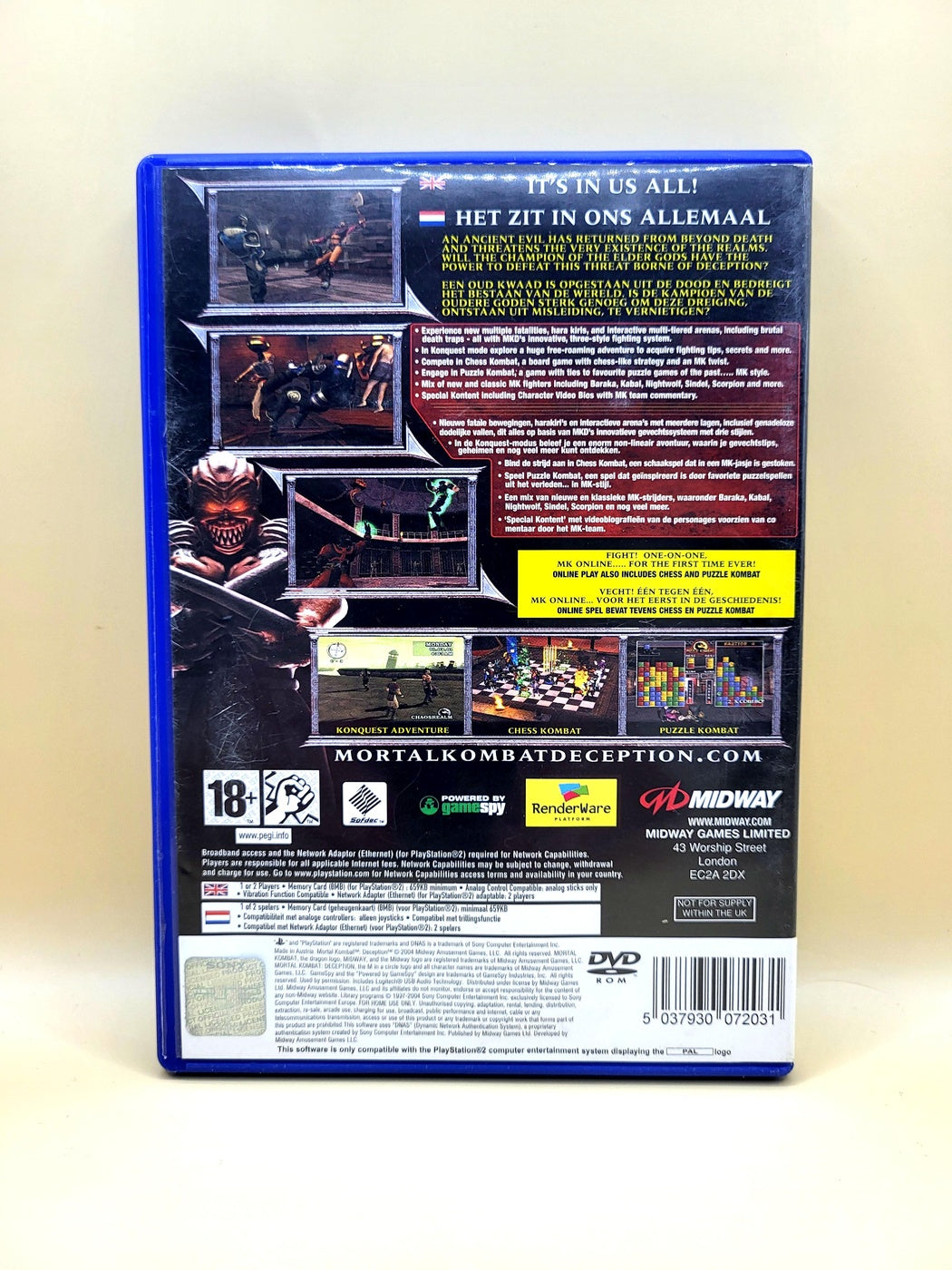 Mortal Kombat Deception - PlayStation 2 - PS2