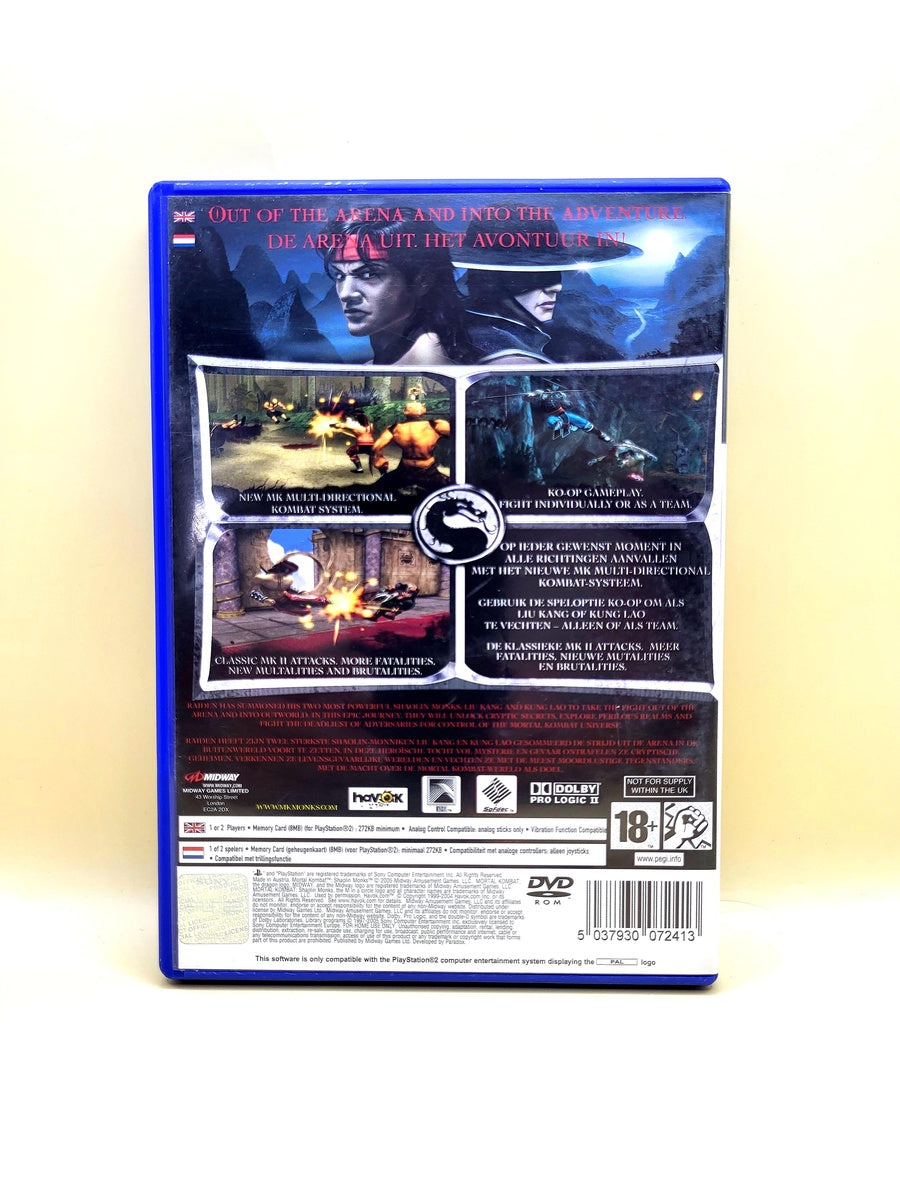 Mortal Kombat Shaolin Monks - PlayStation 2 - PS2