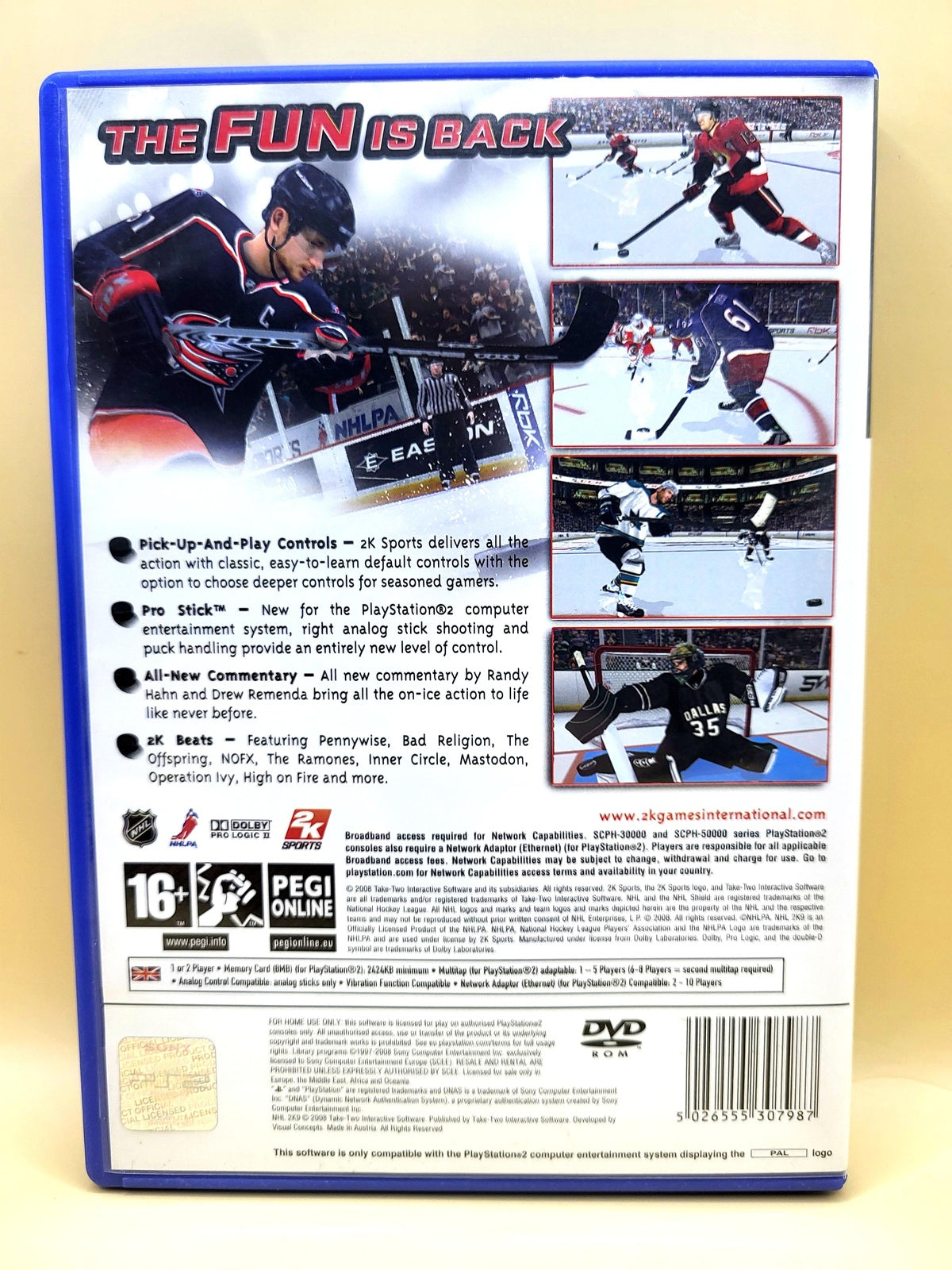 NHL 2K9 - PlayStation 2 - PS2