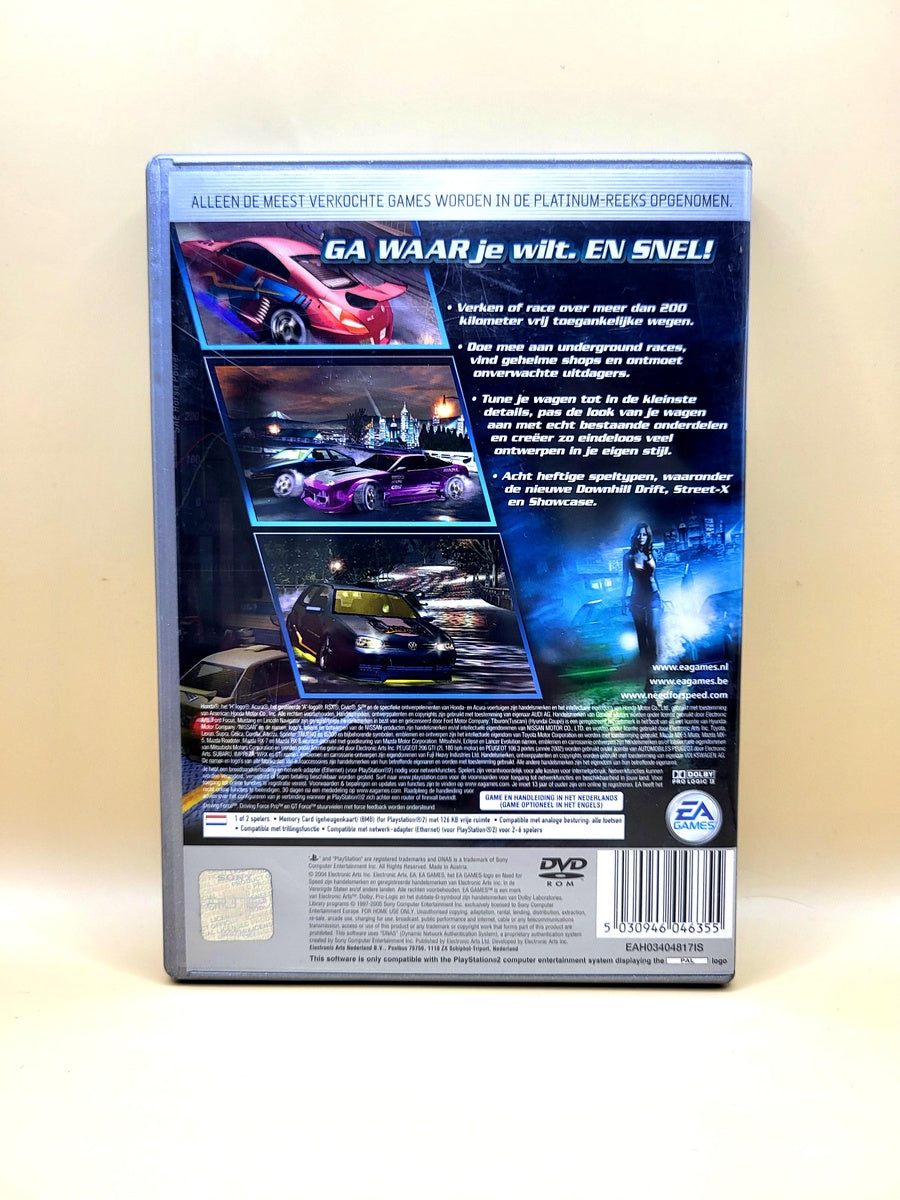 Need For Speed Underground 2 Platinum (Geen Boekje) - PlayStation 2 - PS2