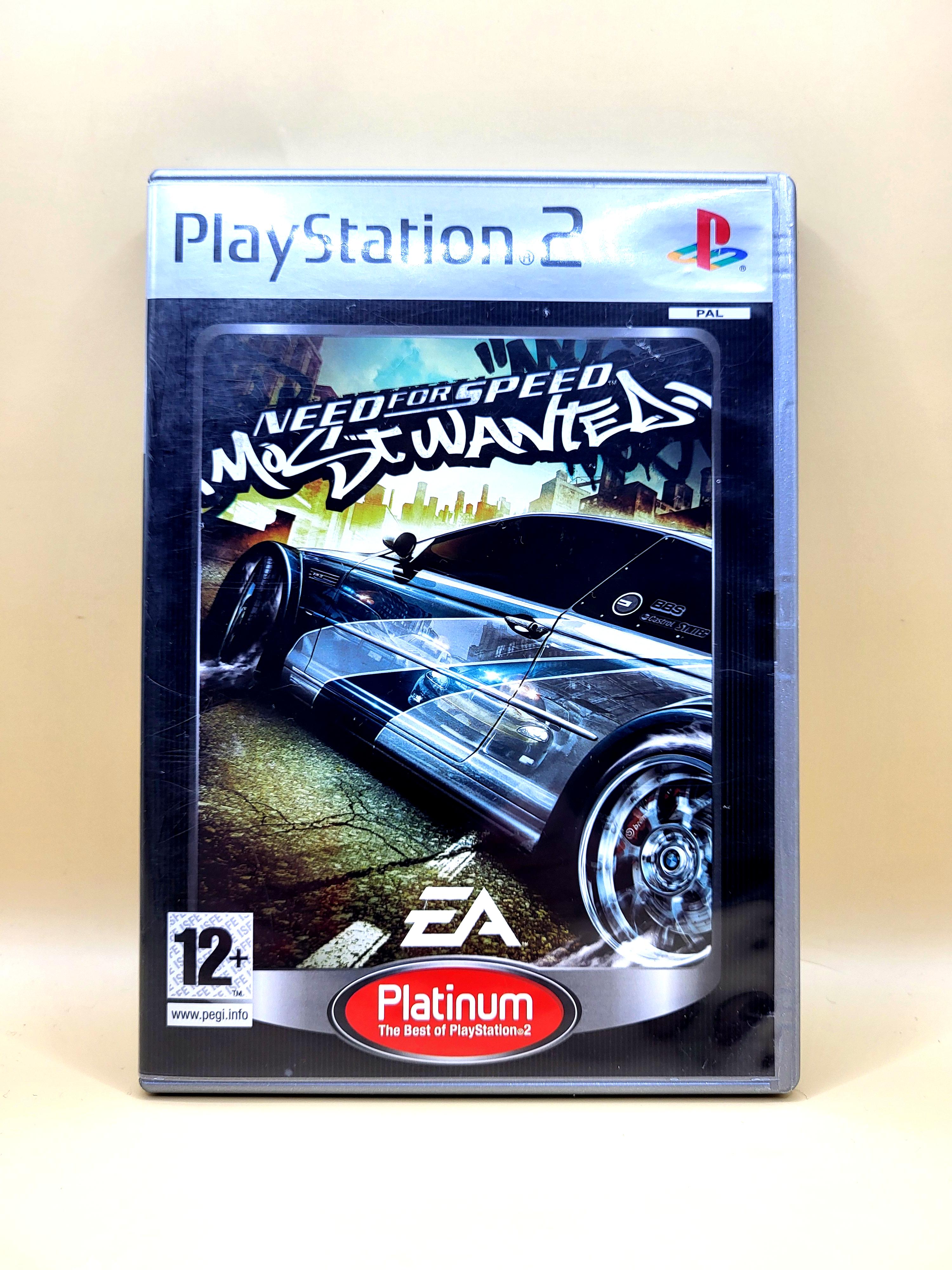 Need for Speed Most Wanted Platinum PlayStation 2 PS2 Voorkant