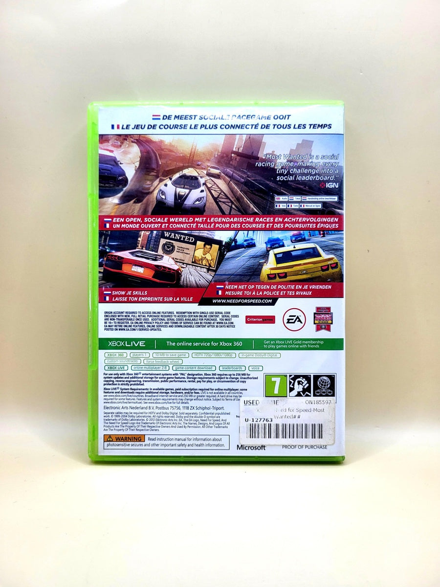 Need for Speed Most Wanted 2012 - Xbox 360