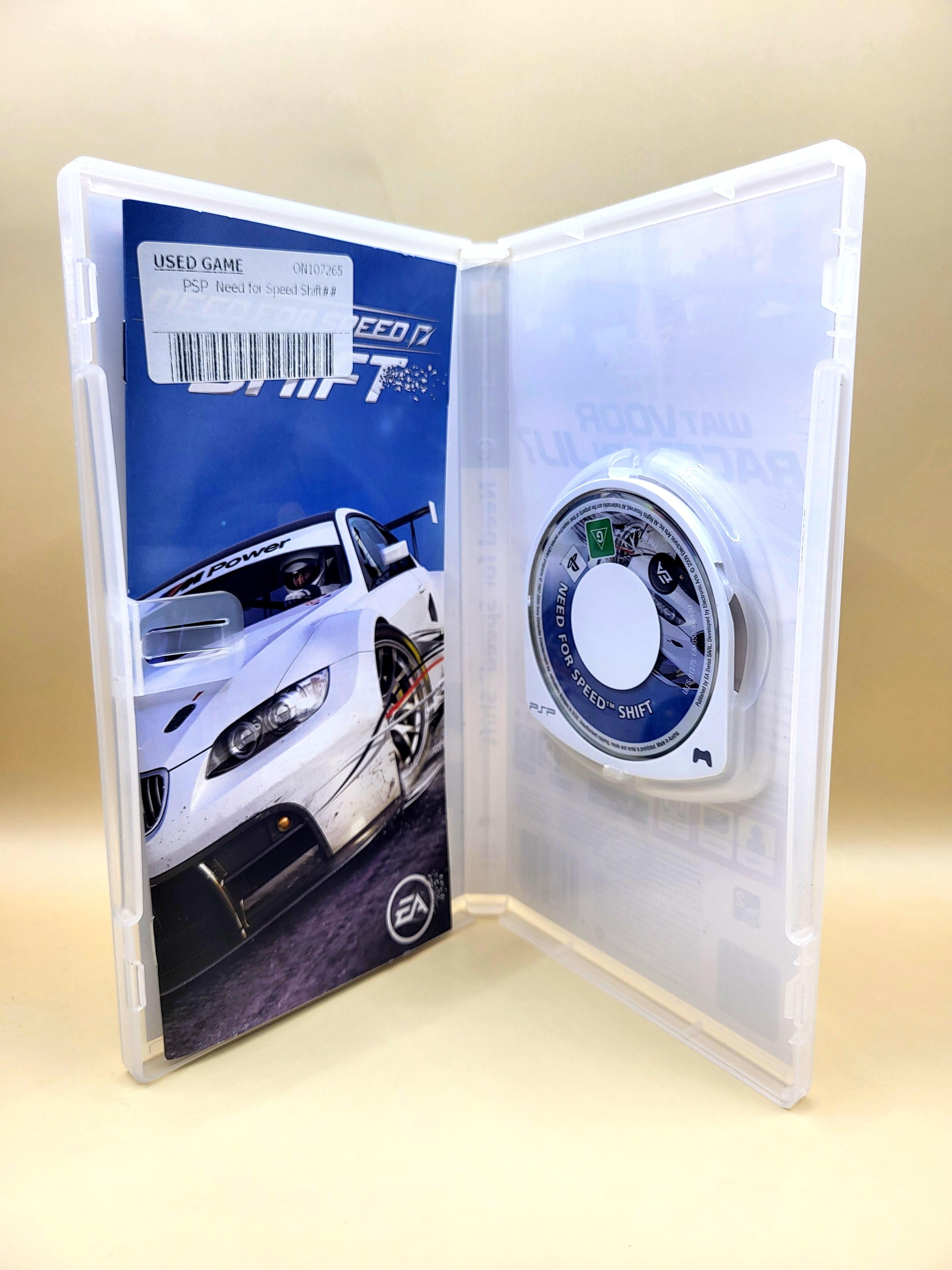 Need for Speed Shift PlayStation Portable PSP Open Doos