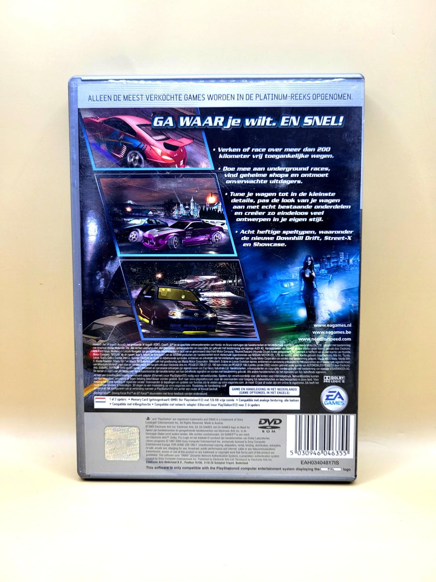 Need for Speed Underground 2 Platinum - PlayStation 2 - PS2