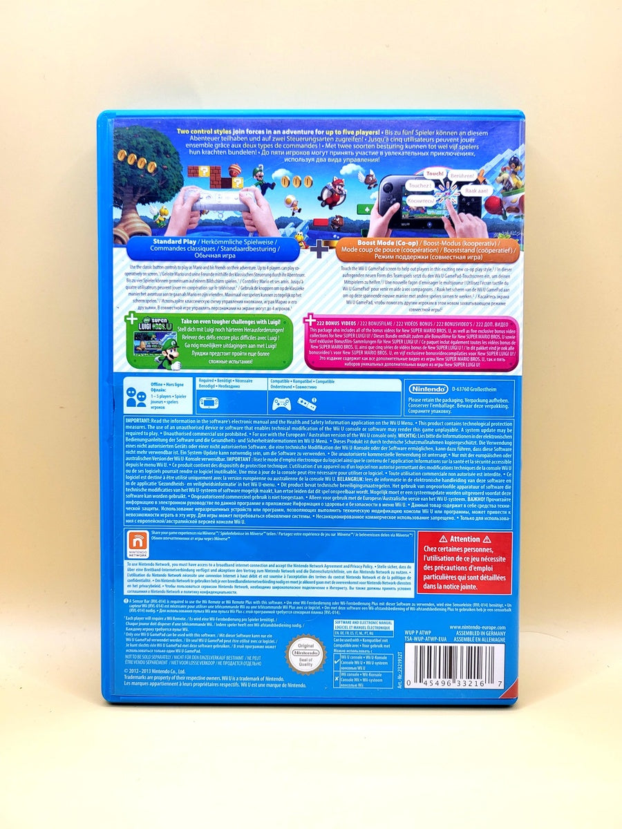 New Super Mario Bros U New Super Luigi U - Nintendo Wii U