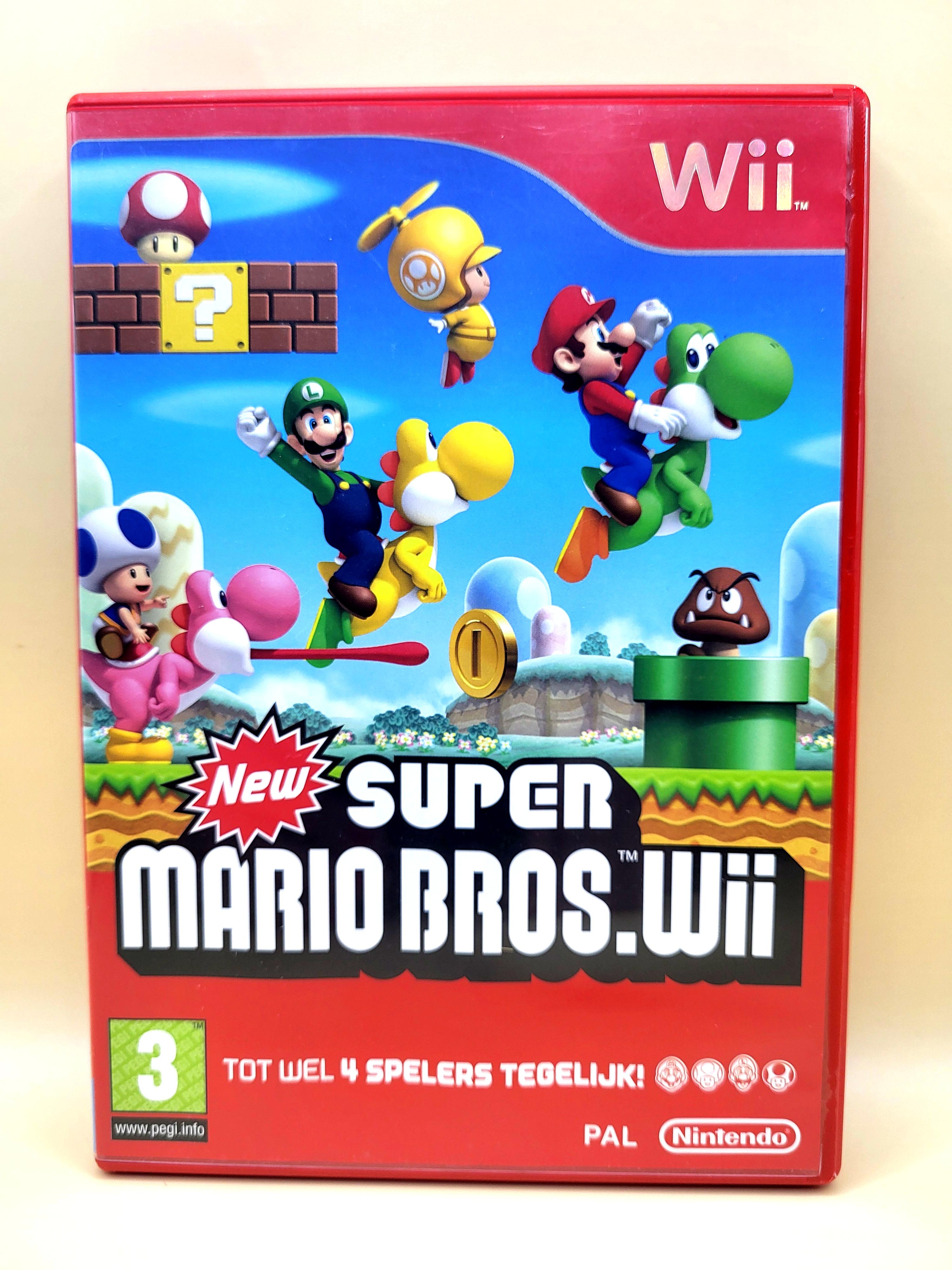 New Super Mario Bros Wii Nintendo Wii Voorkant