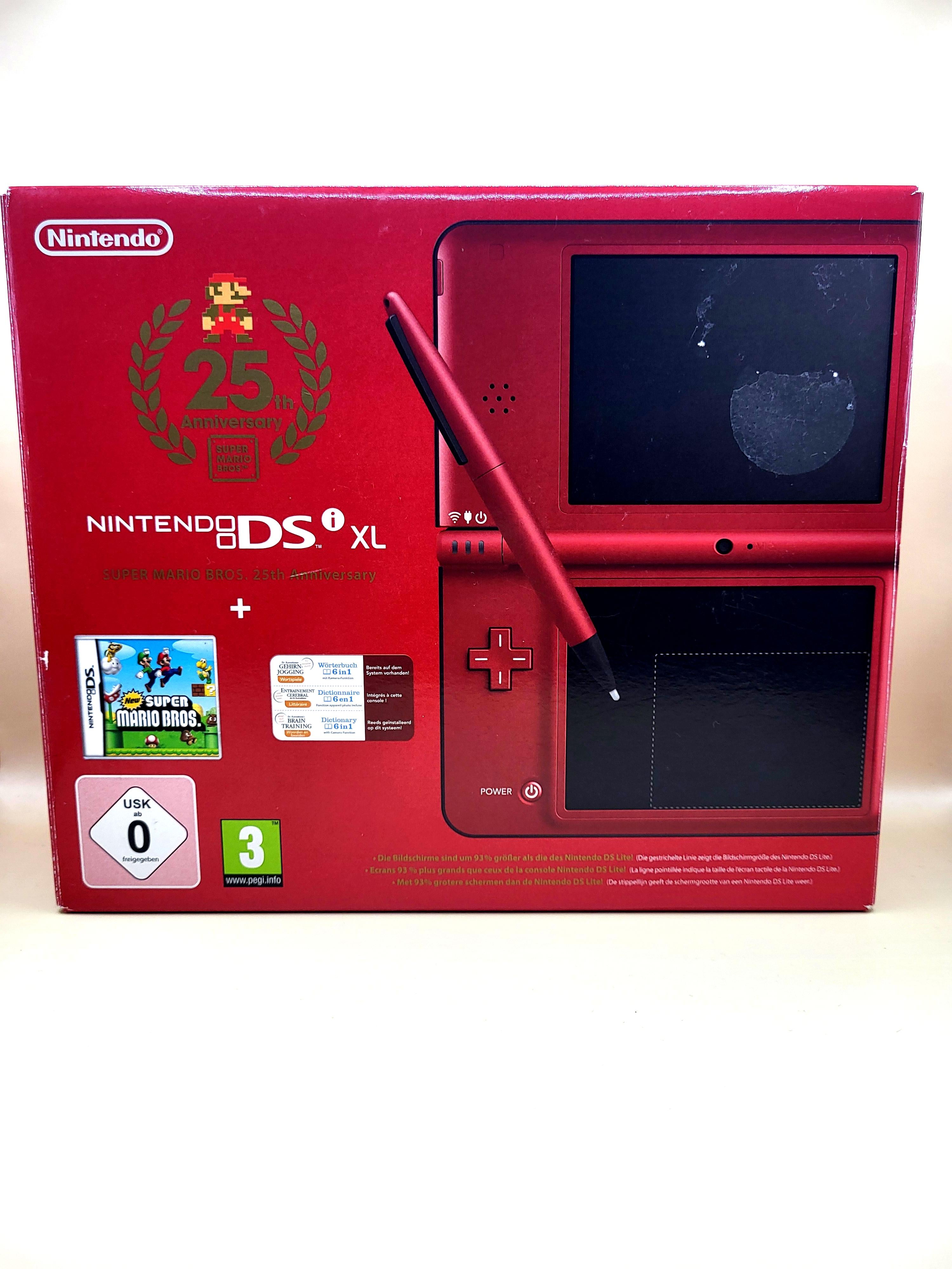 Nintendo DSi XL Super Mario Bros 25th Anniversary Compleet