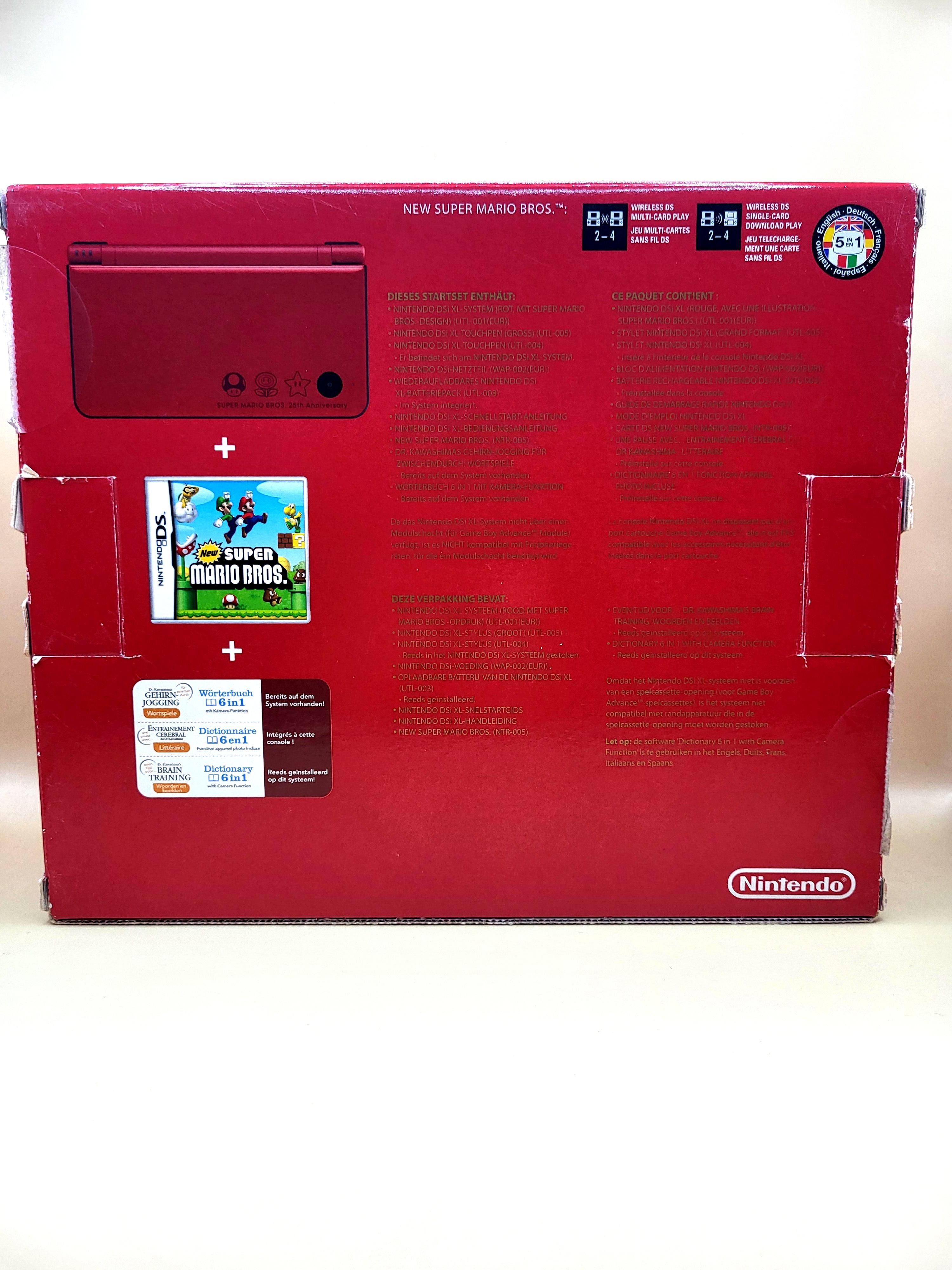 Nintendo DSi XL Super Mario Bros 25th Anniversary Compleet