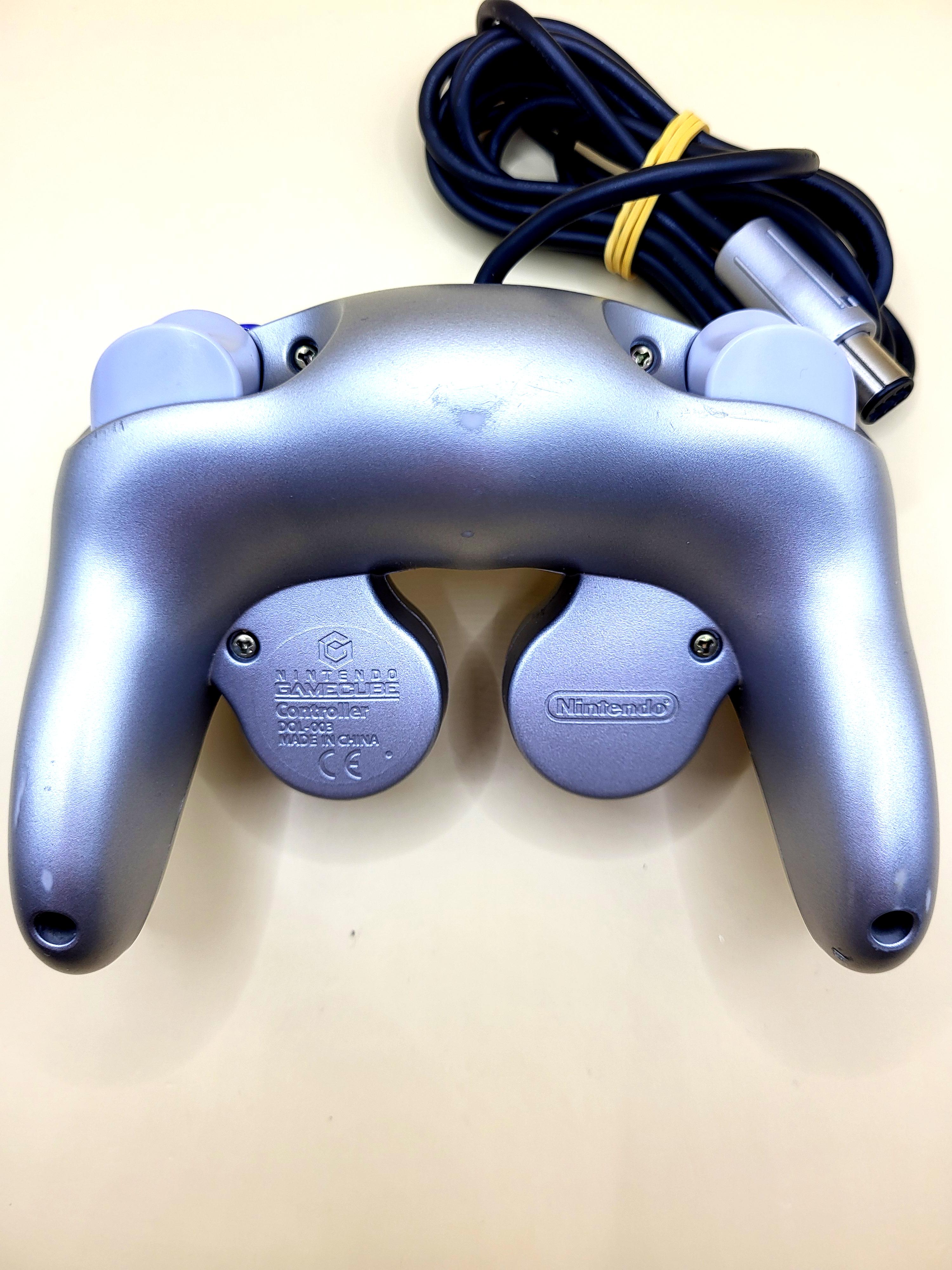 Nintendo GameCube Controller Zilver Silver Achterkant