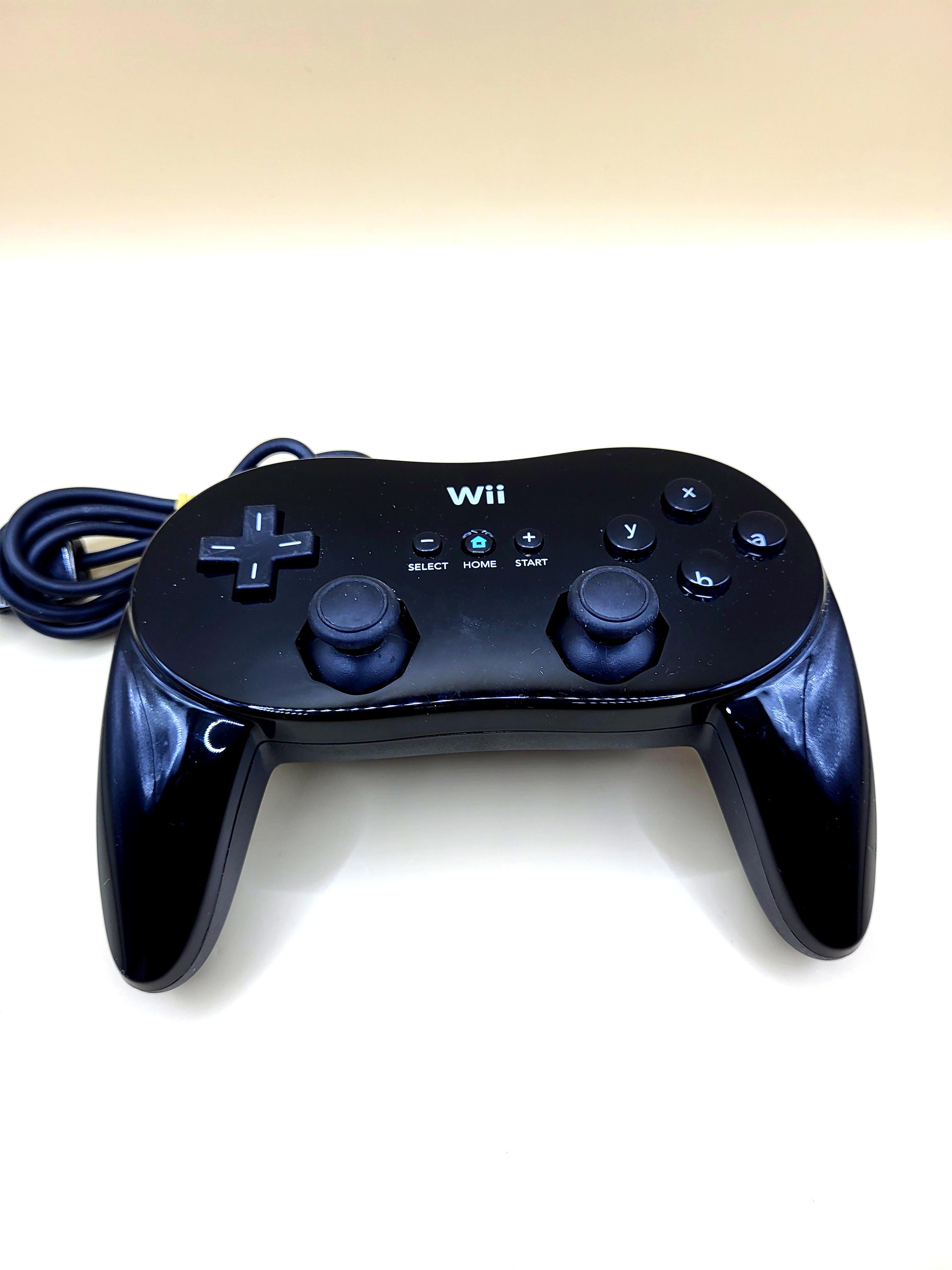Nintendo Wii Classic Pro Controller Zwart