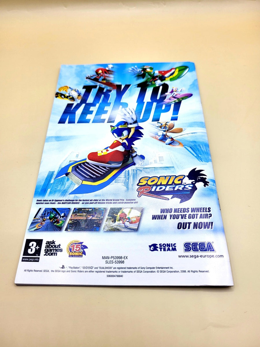 Outrun 2006 Coast 2 Coast Manual - PlayStation 2 - PS2
