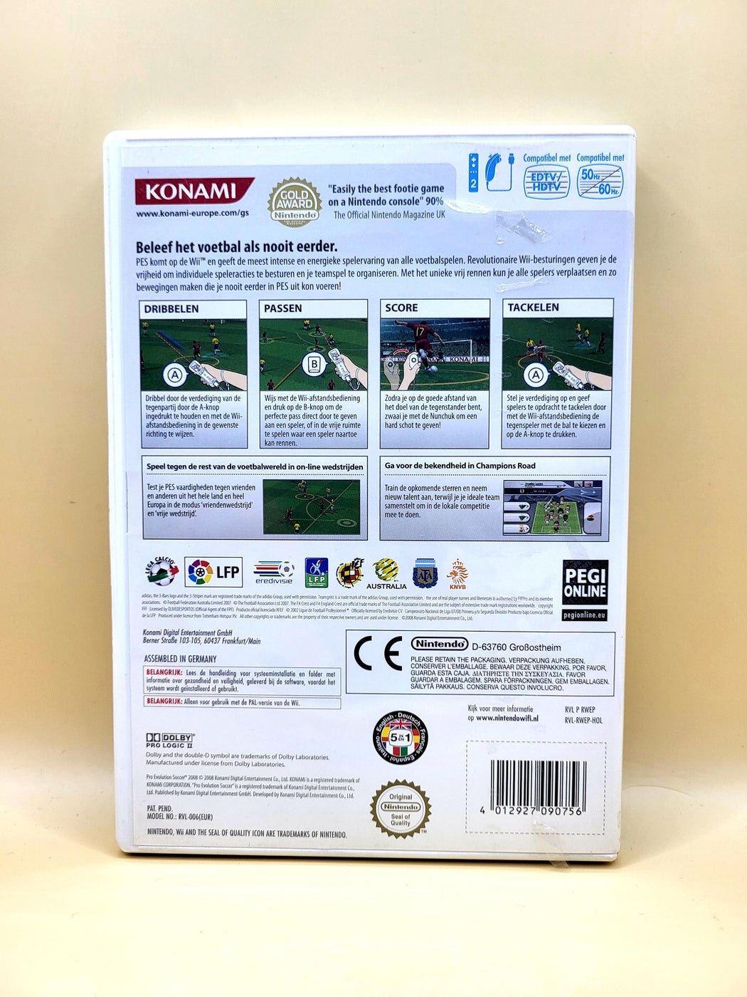 PES 2008 Pro Evolution Soccer - Nintendo Wii