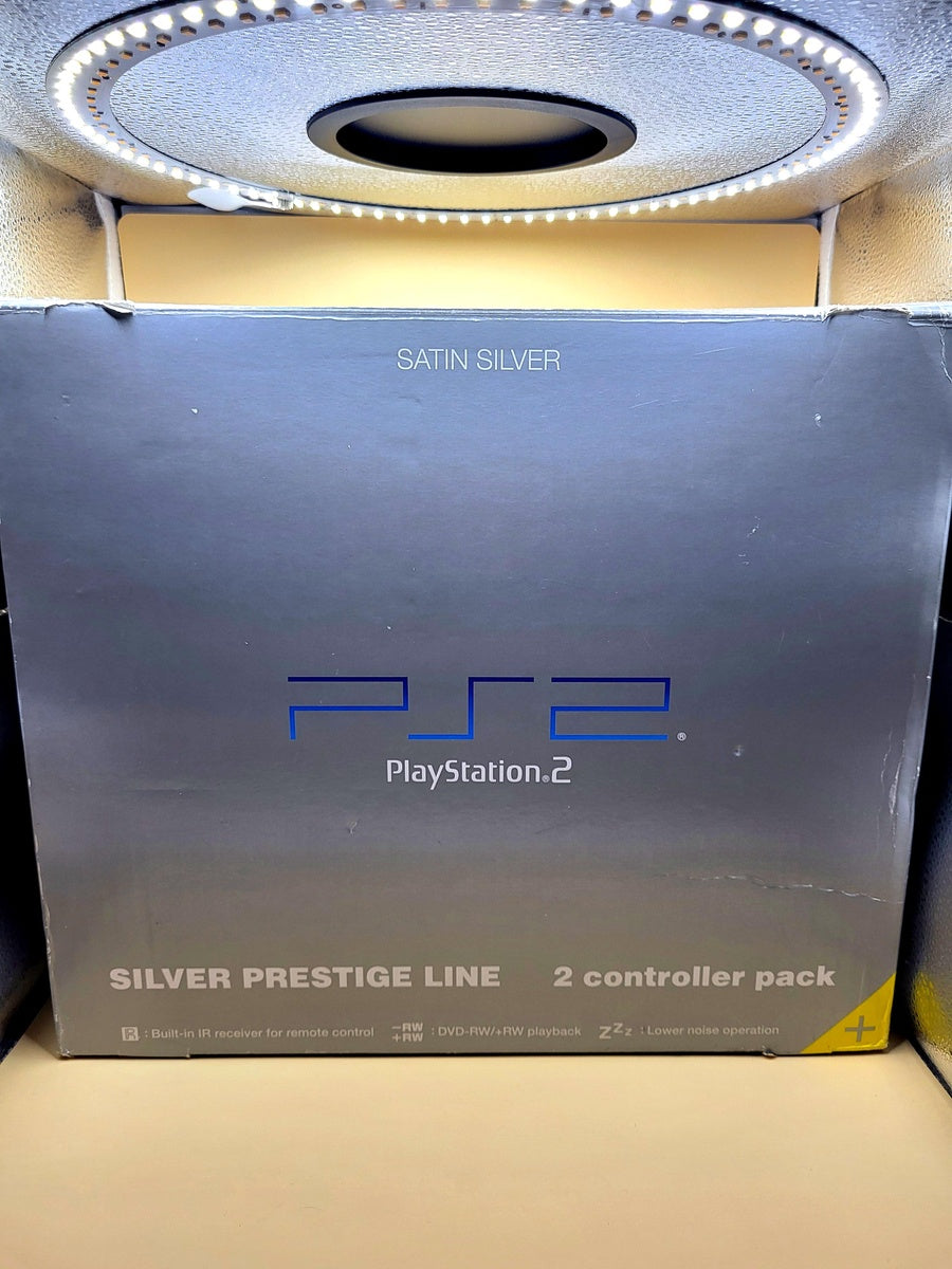 PlayStation 2 Silver Prestige Line 2 Controller Pack - Compleet in Doos