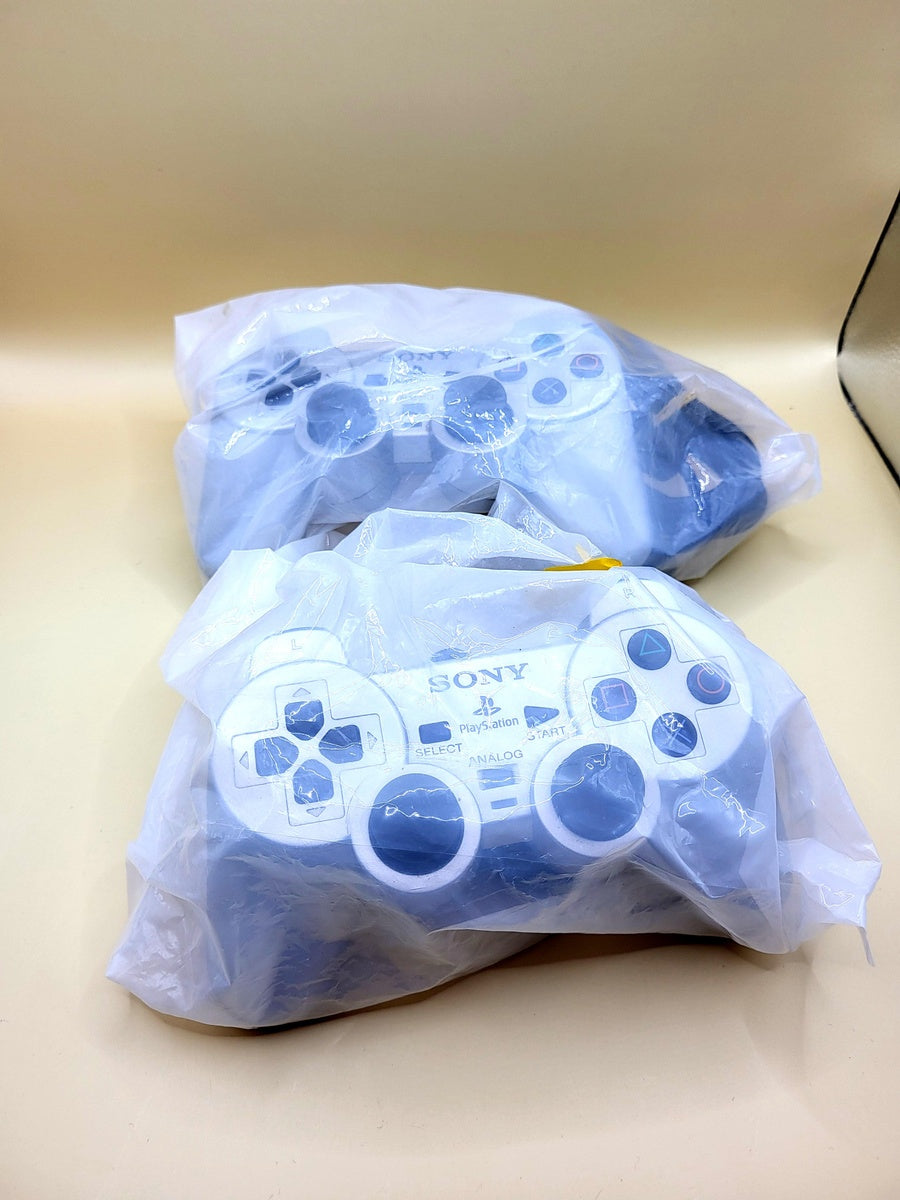 PlayStation 2 Silver Prestige Line 2 Controller Pack - Compleet in Doos