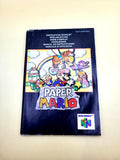 Paper Mario Manual - Nintendo 64 - N64