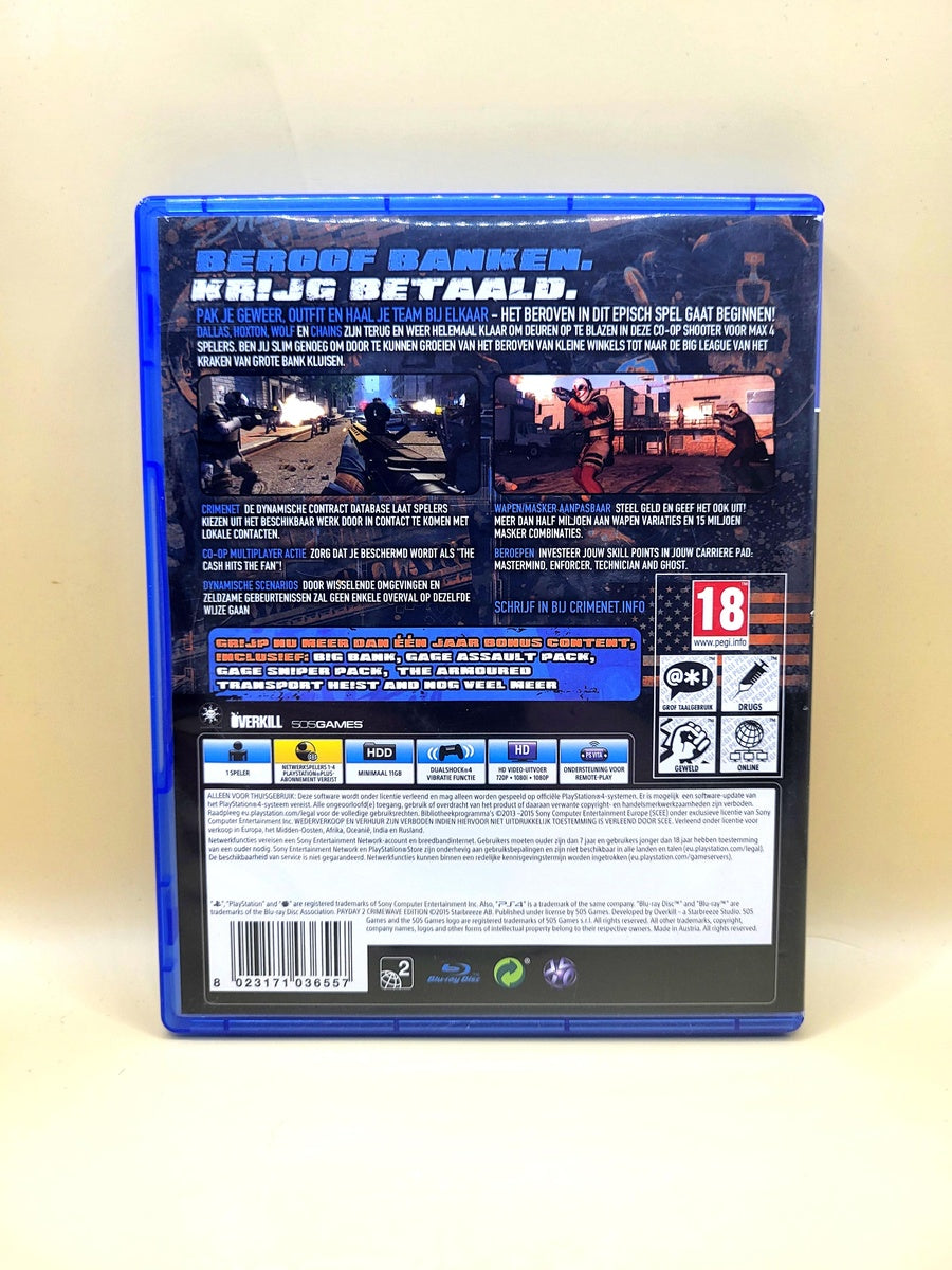 Payday 2 Crimewave Edition - PlayStation 4 - PS4