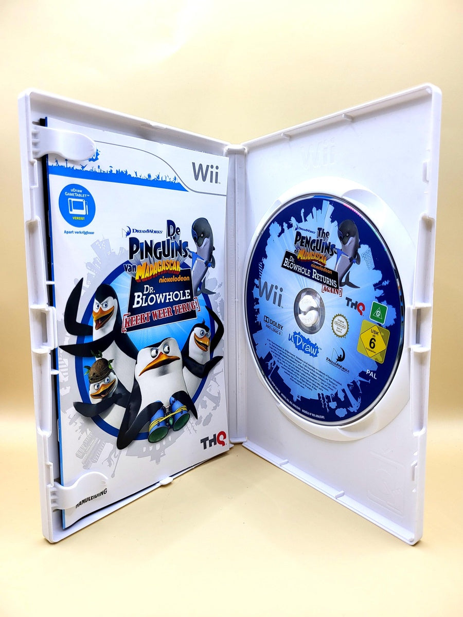 uDraw Penguins of Madagascar Dr Blowhole Returns Again (Game Only) - Nintendo Wii