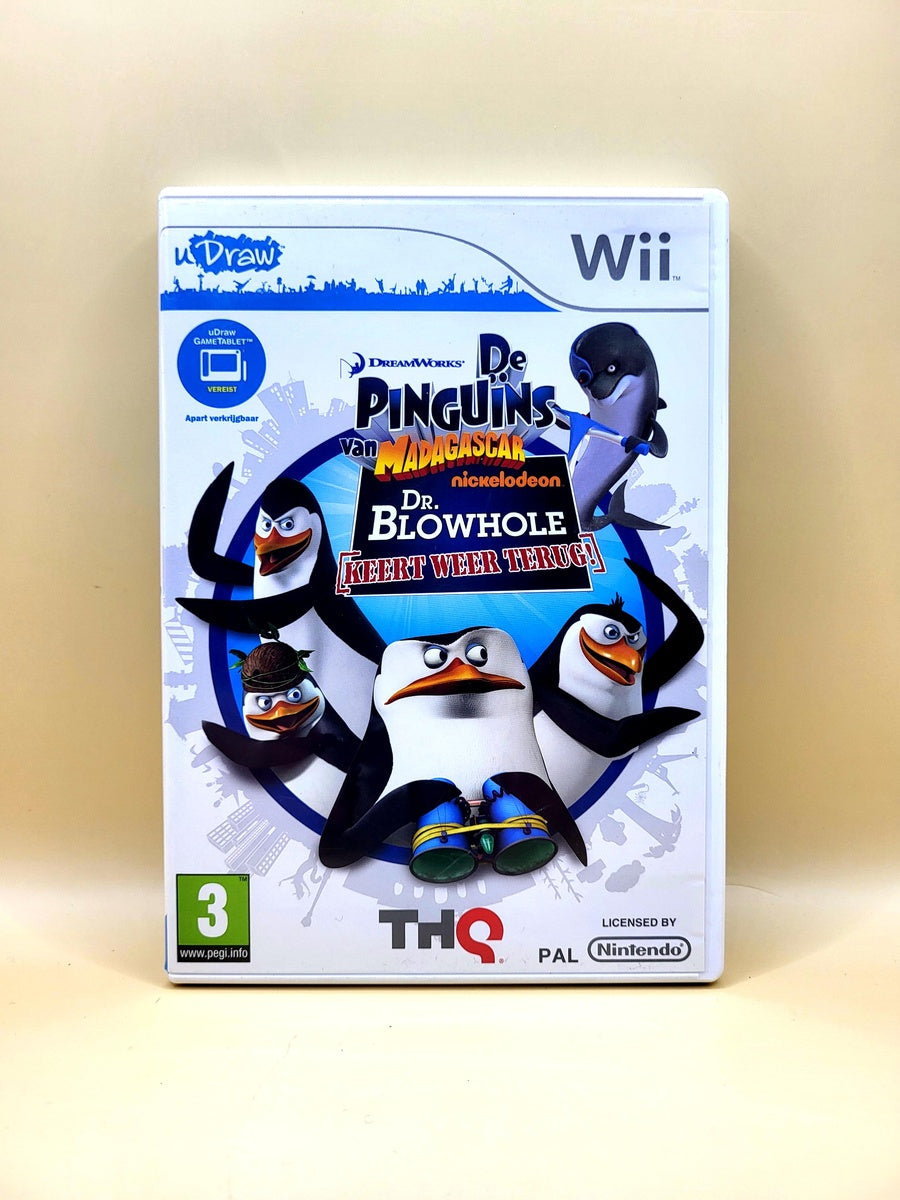 uDraw Penguins of Madagascar Dr Blowhole Returns Again (Game Only) - Nintendo Wii