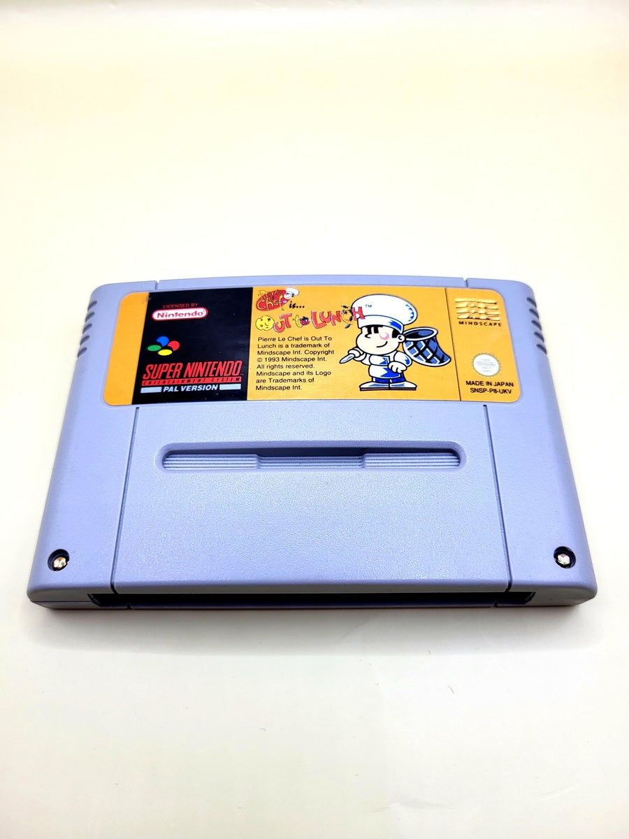 Pierre Le Chef Is Out To Lunch - Super Nintendo - SNES