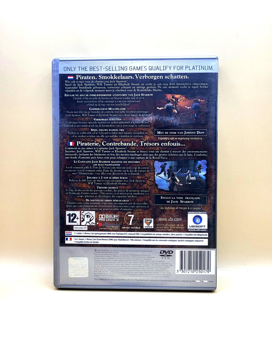 Pirates of the Caribbean The Legend of Jack Sparrow Platinum - PlayStation 2 - PS2