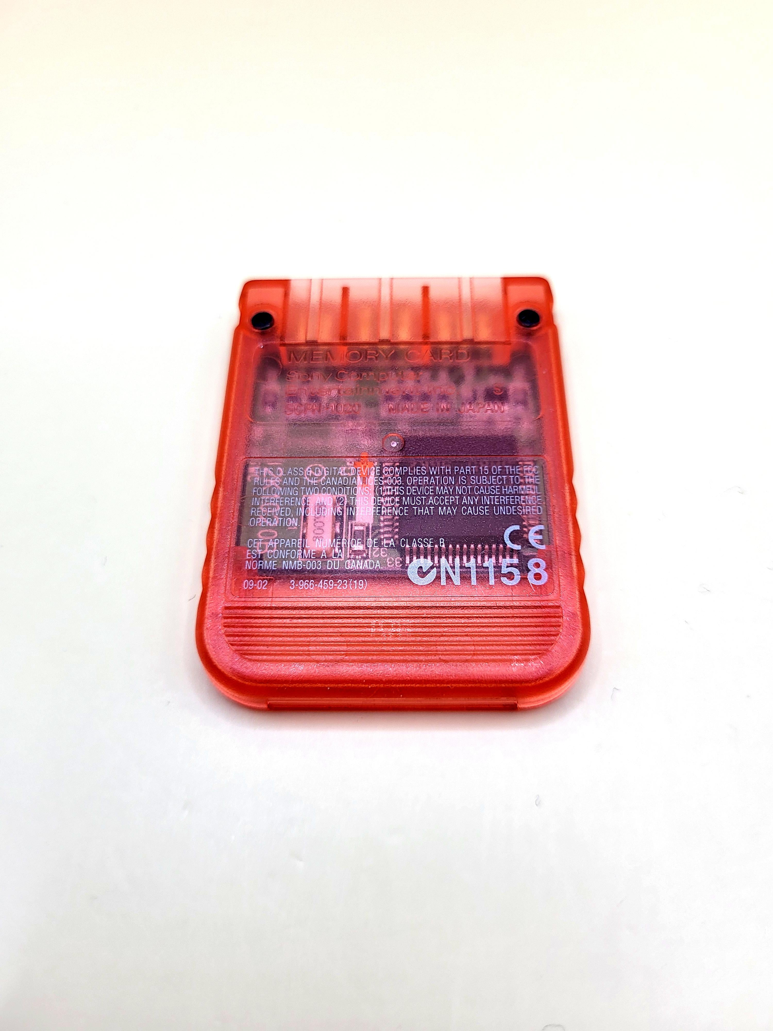 PlayStation 1 Memory Card Orange - PS1