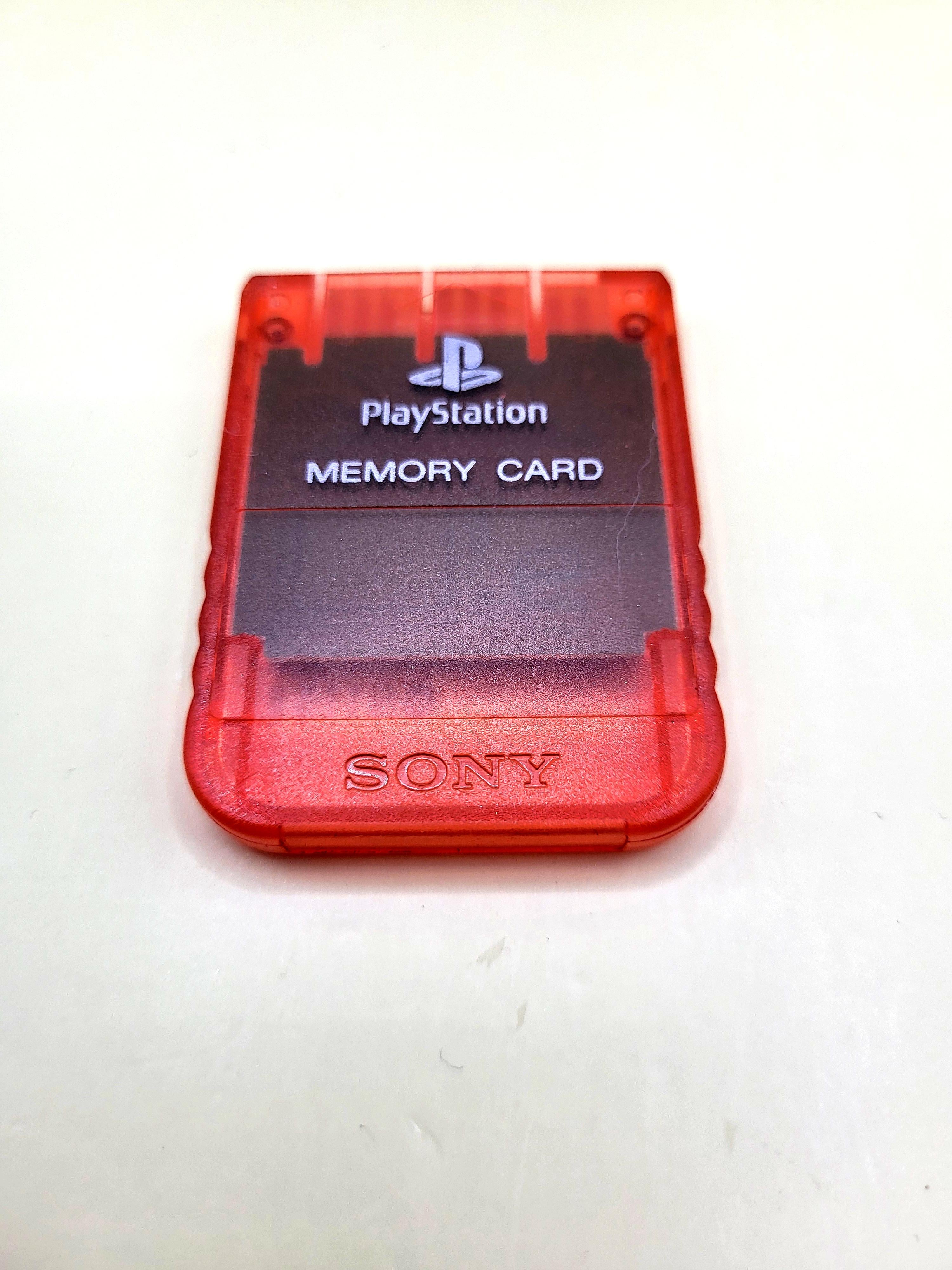 PlayStation 1 Memory Card Orange - PS1