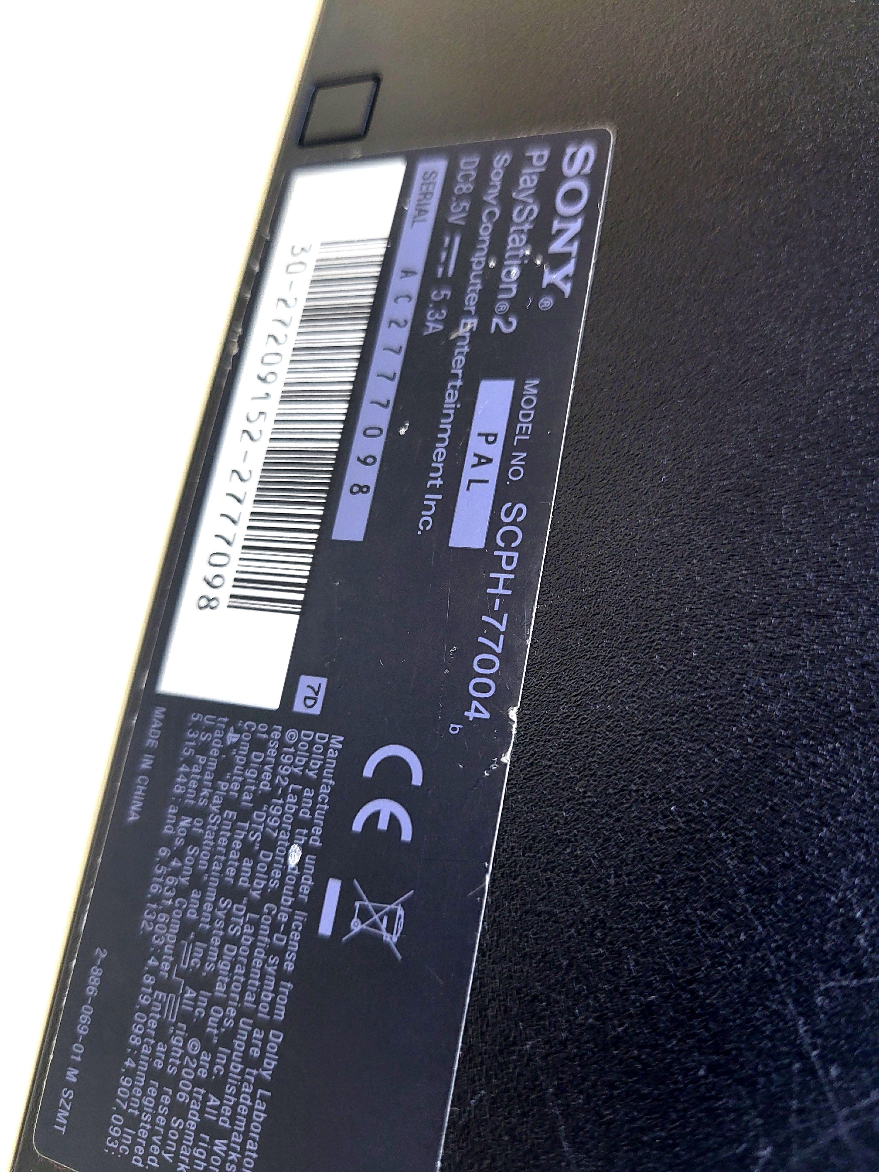 PlayStation 2 Slim Console Zwart - PS2 - SCPH-77004