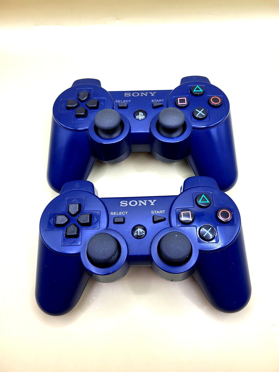 PlayStation 3 Console Super Slim Azurite Blue 2 Controller Set
