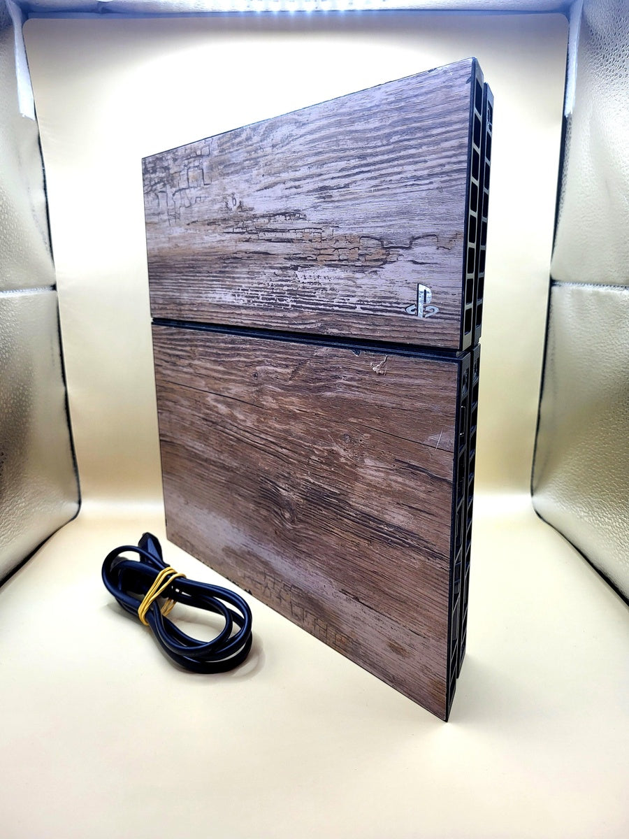 PlayStation 4 Console - Wood Skin - 500GB - CUH-1004A - PS4