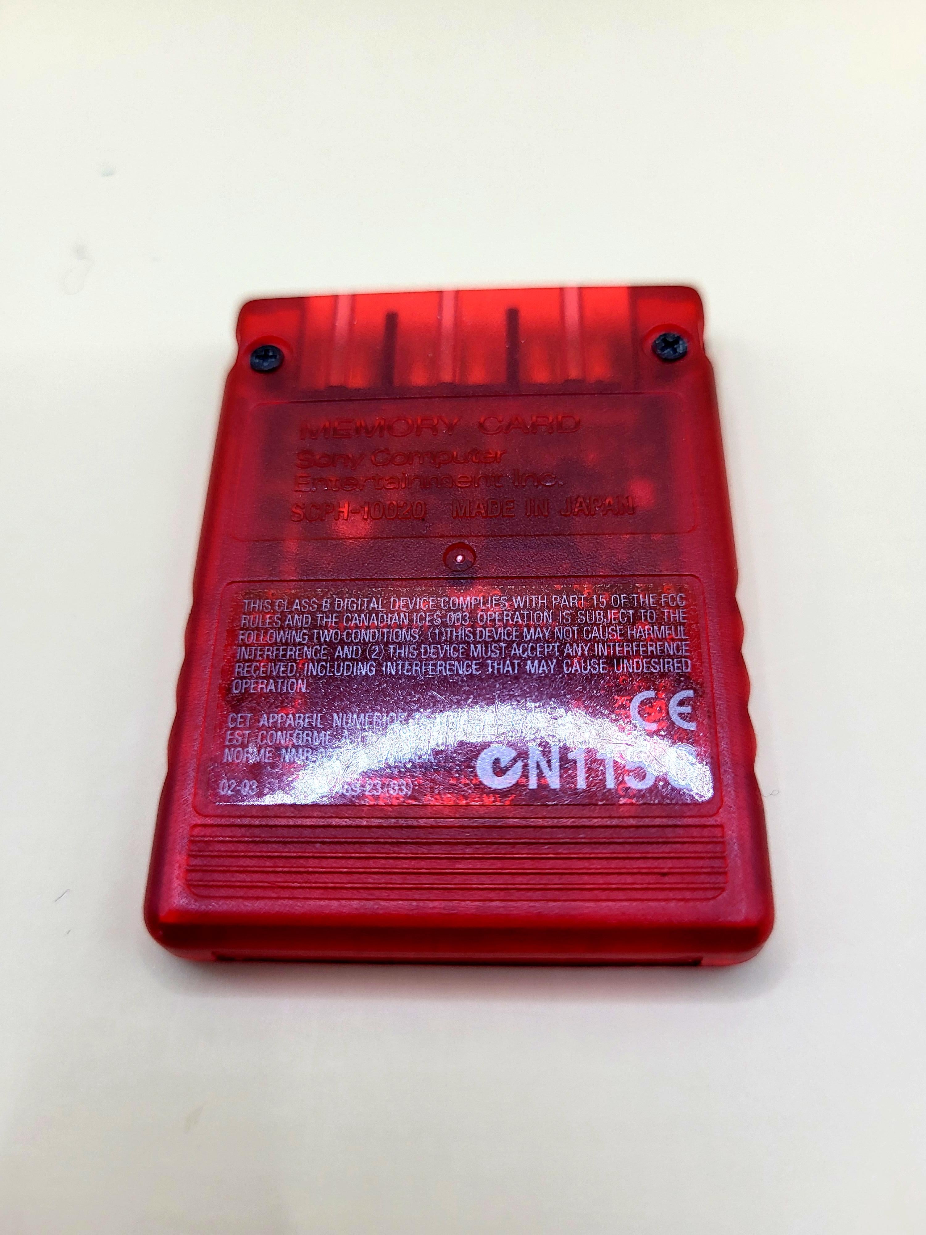 PlayStation 2 Memory Card 8MB Rood - PS2