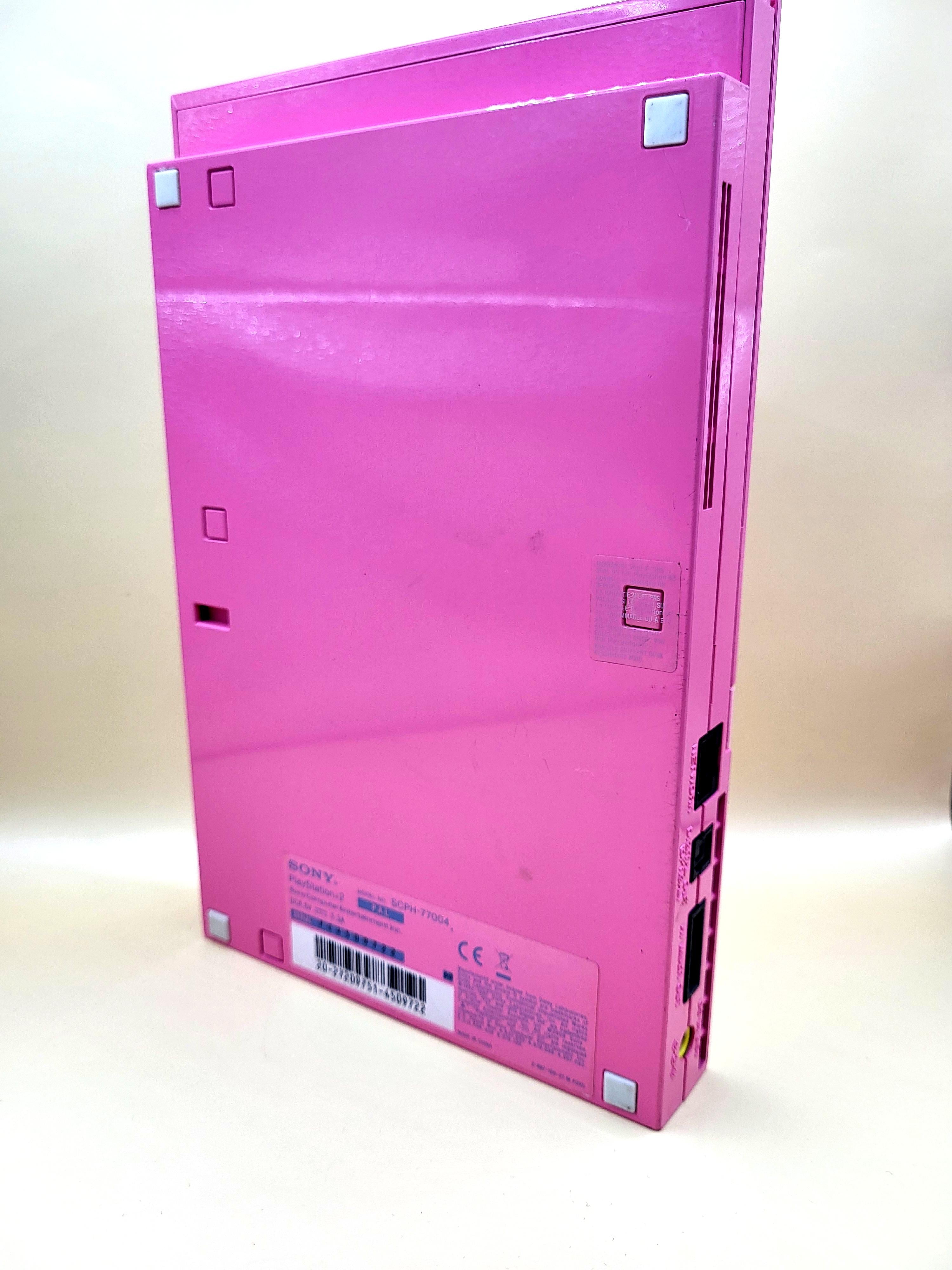 Playstation 2 Pink Bundel - Console, Controller, Memory Card & Kabels
