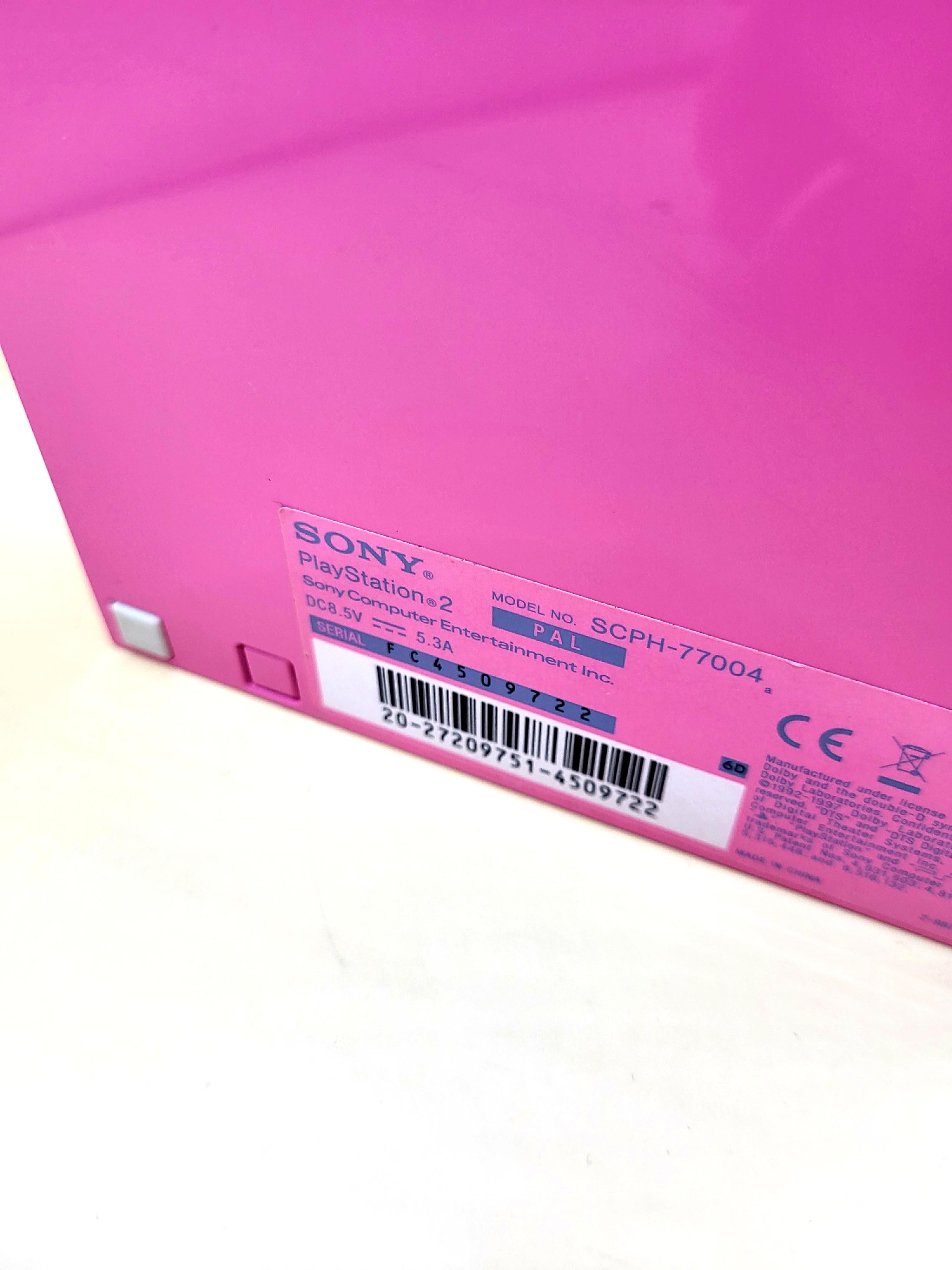 Playstation 2 Pink Bundel - Console, Controller, Memory Card & Kabels