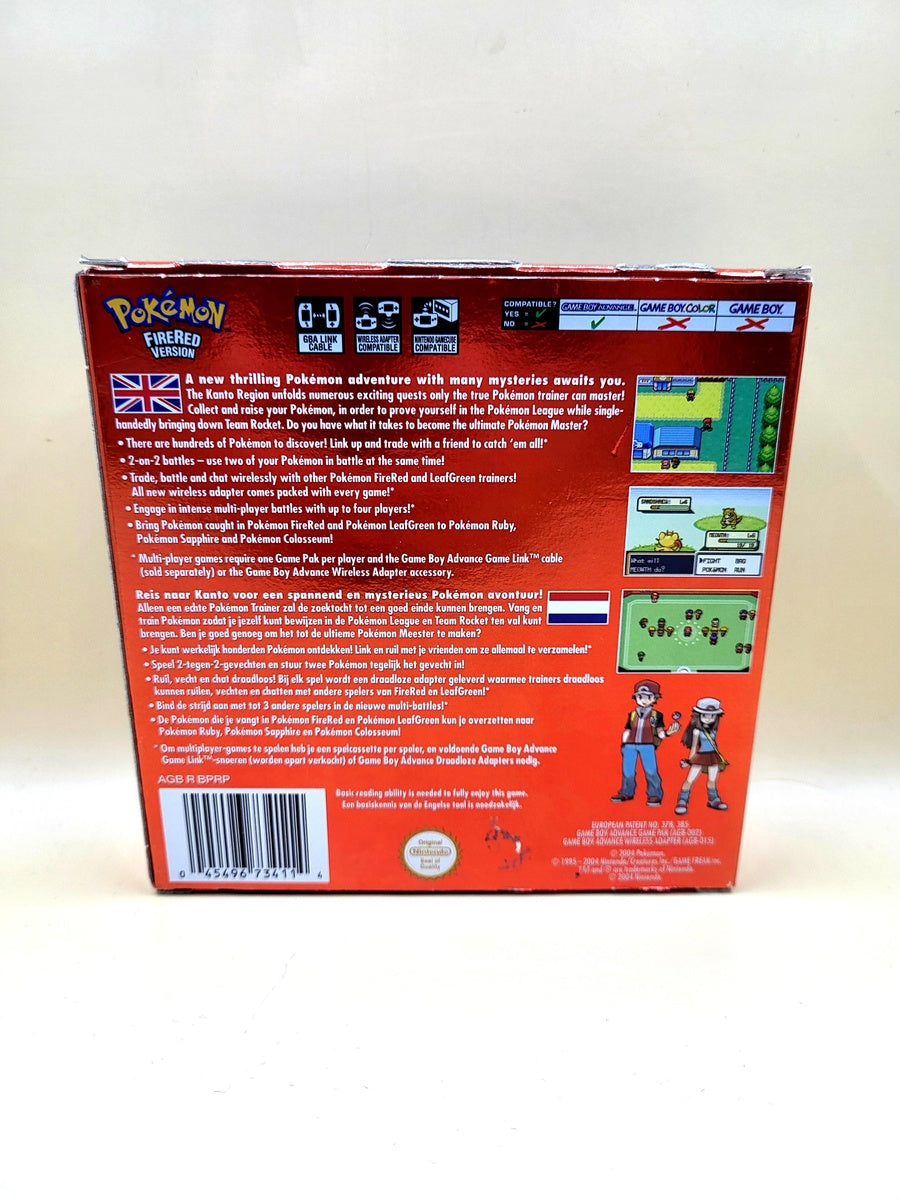 Pokemon FireRed Compleet - Game Boy Advance - GBA