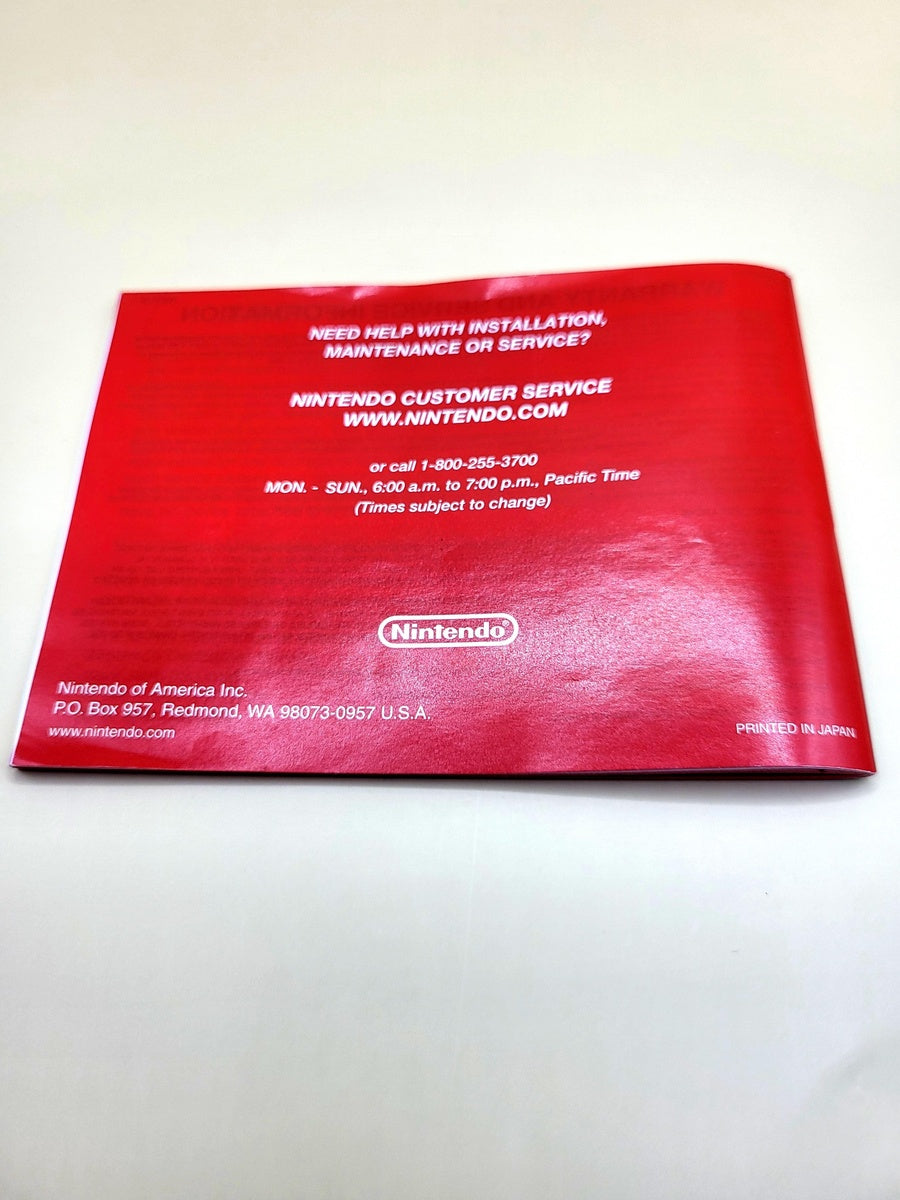Pokemon FireRed Manual - Game Boy Advance - GBA