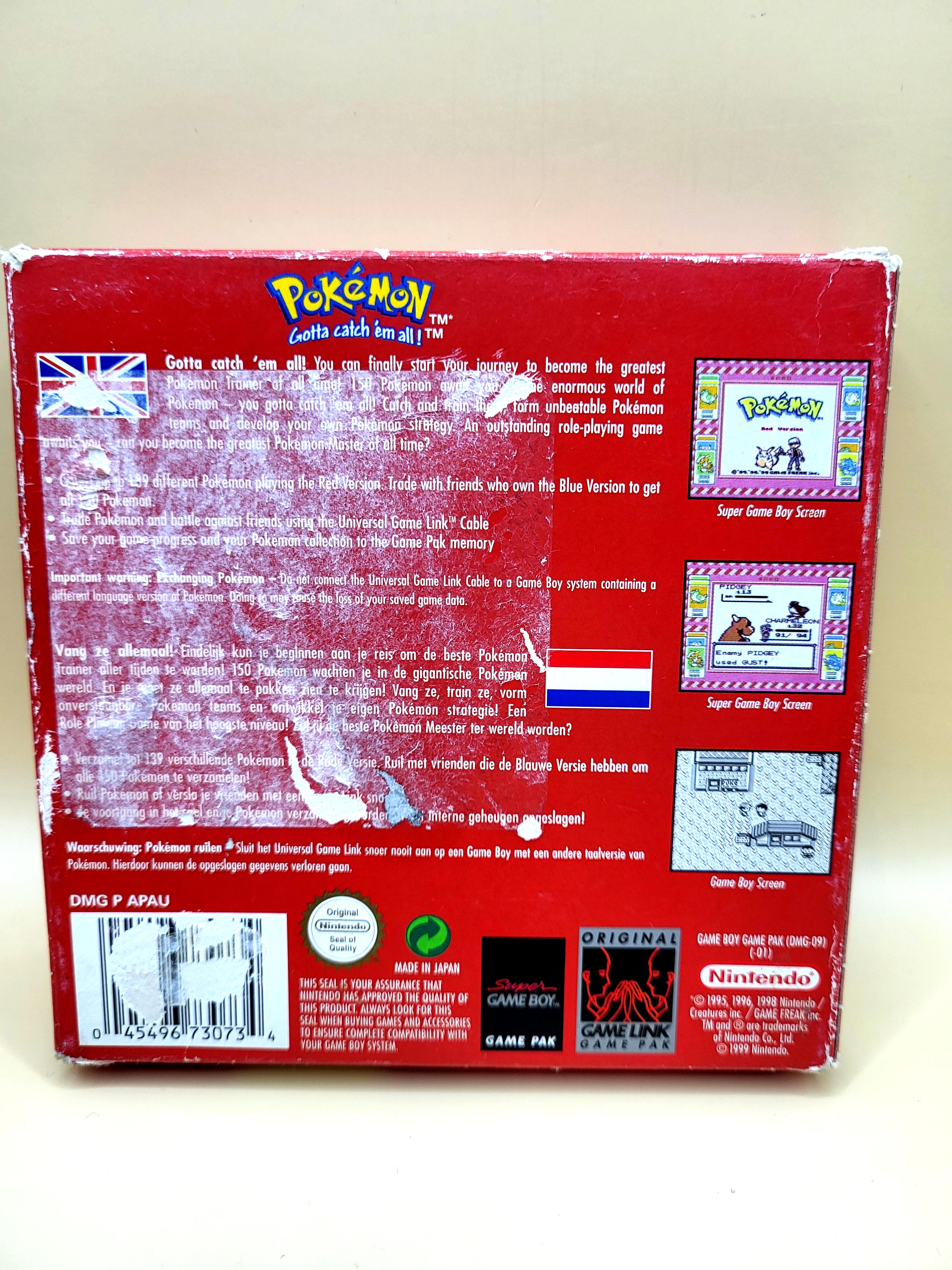 Pokemon Red Compleet in Doos - Nintendo Game Boy