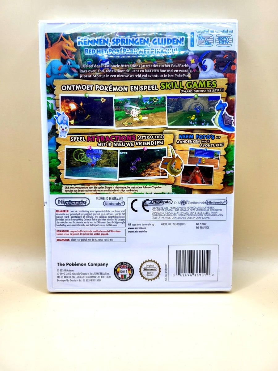 Poképark Pikachu's Adventure Factory Sealed Nintendo Wii