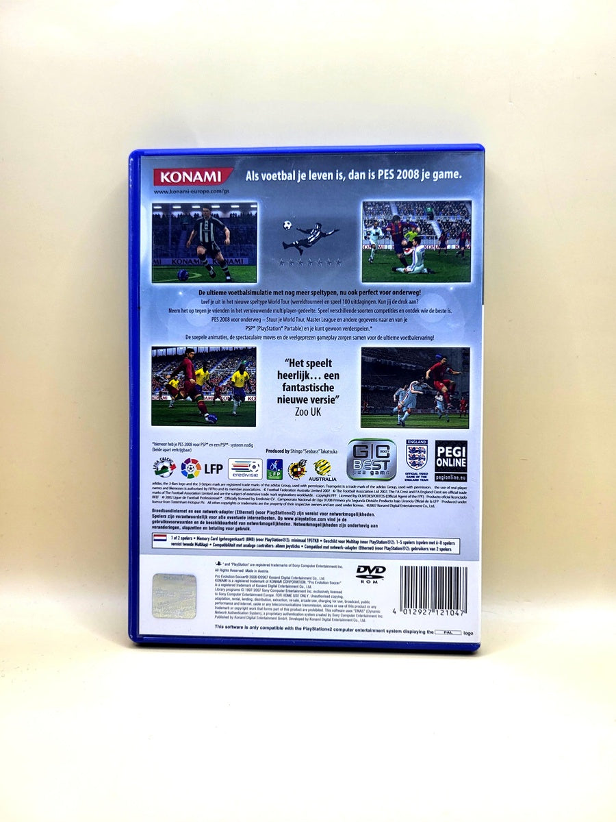 Pro Evolution Soccer 2008 - PlayStation 2 - PS2