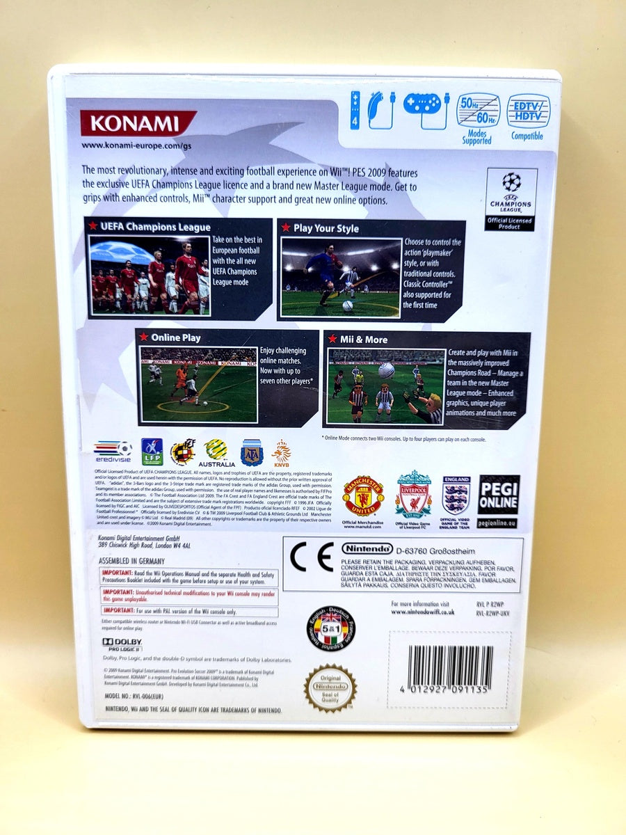 Pro Evolution Soccer 2009 - Nintendo Wii