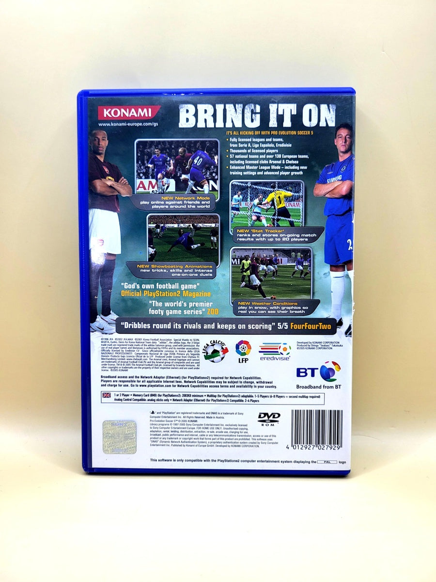 Pro Evolution Soccer 5 PES - PlayStation 2 - PS2