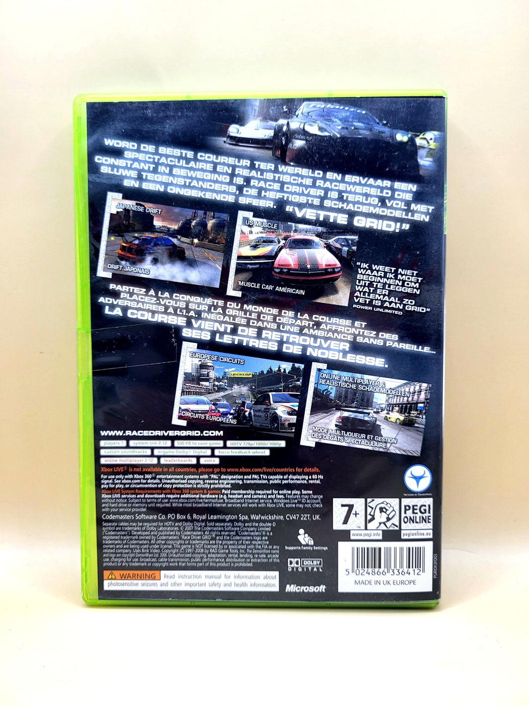 Racedriver Grid - Xbox 360