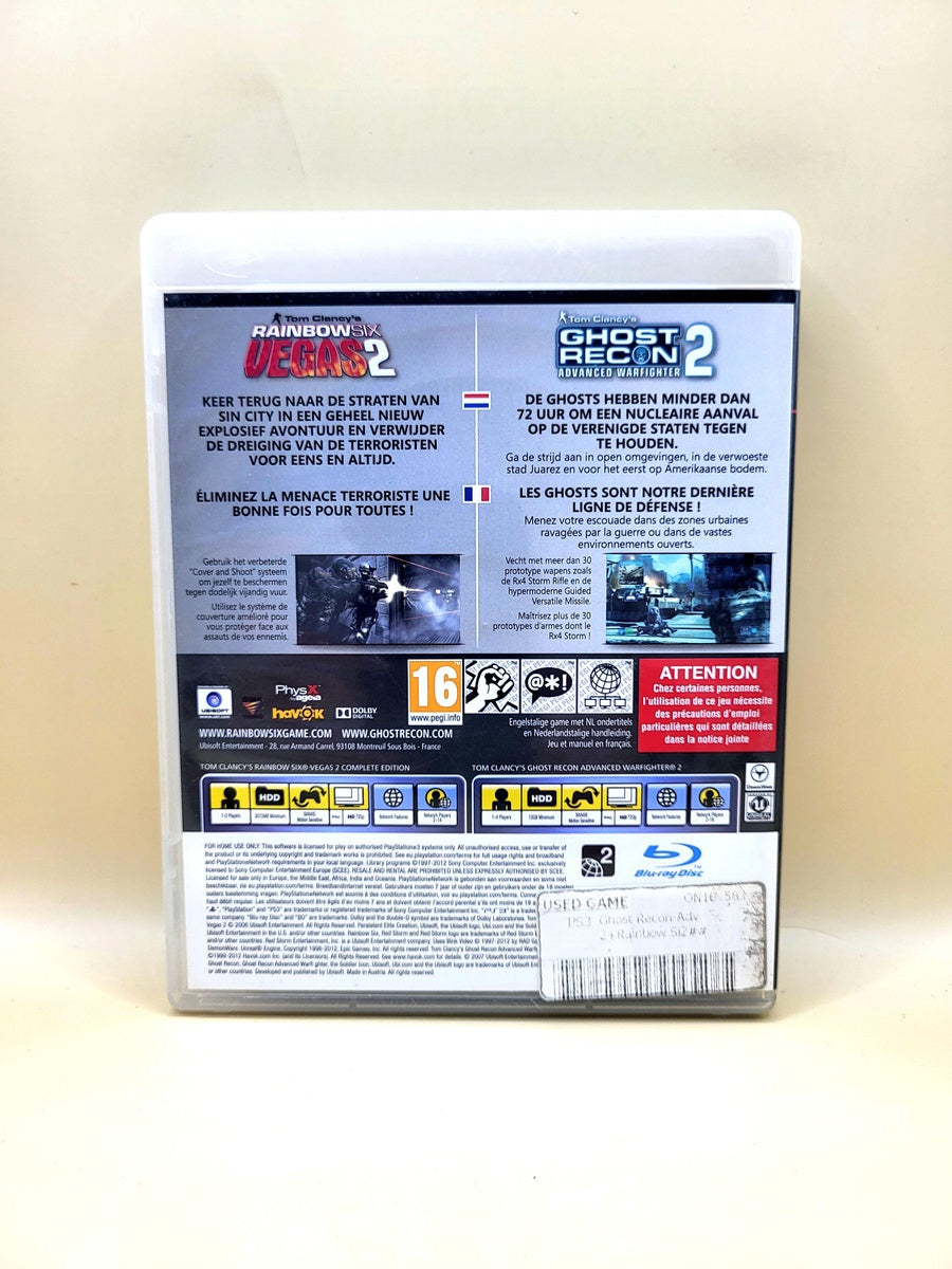 Rainbow Six Vegas Ghost Recon 2 - PlayStation 3 - PS3