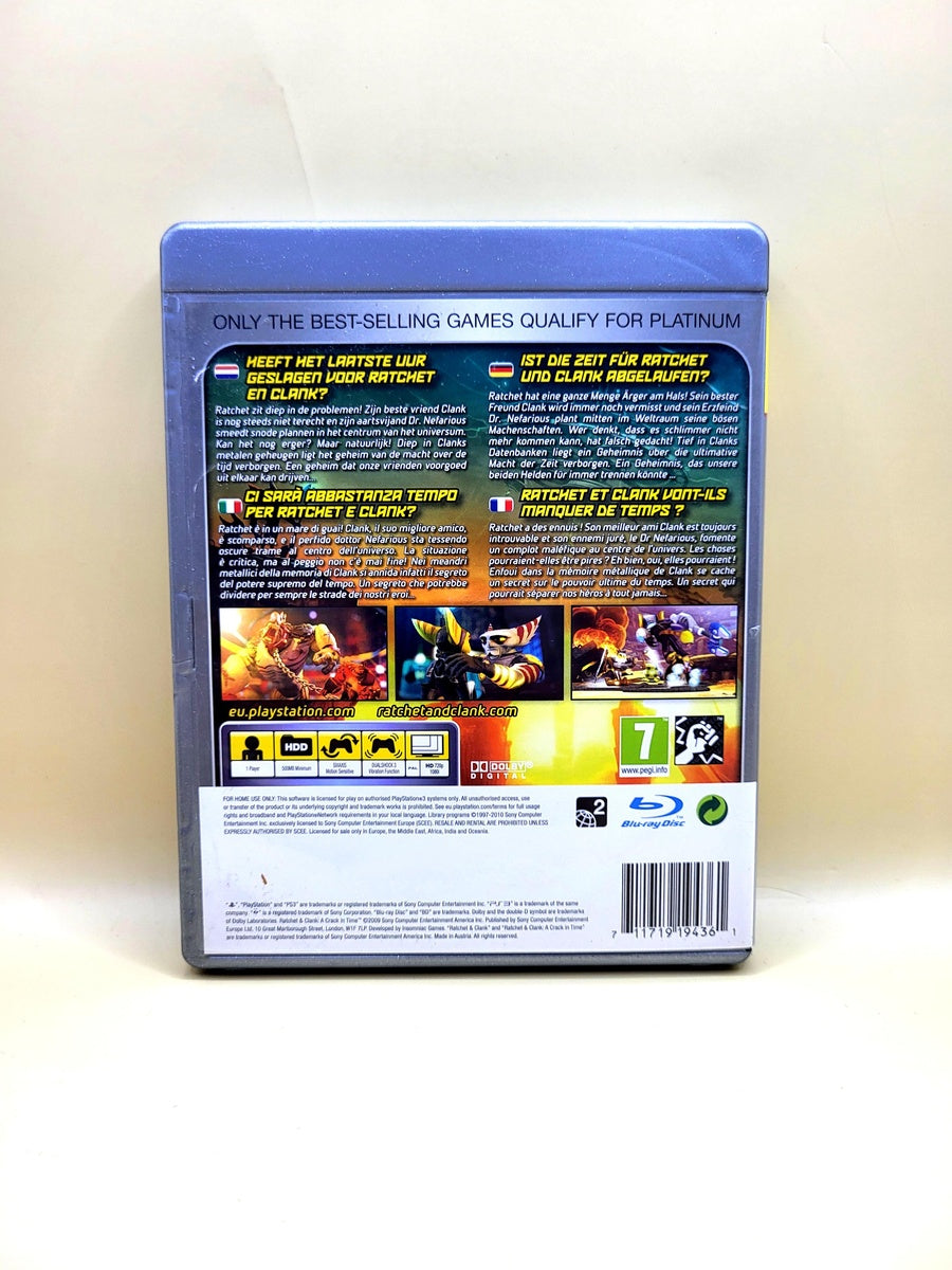 Ratchet And Clank A Crack In Time Platinum - PlayStation 3 - PS3