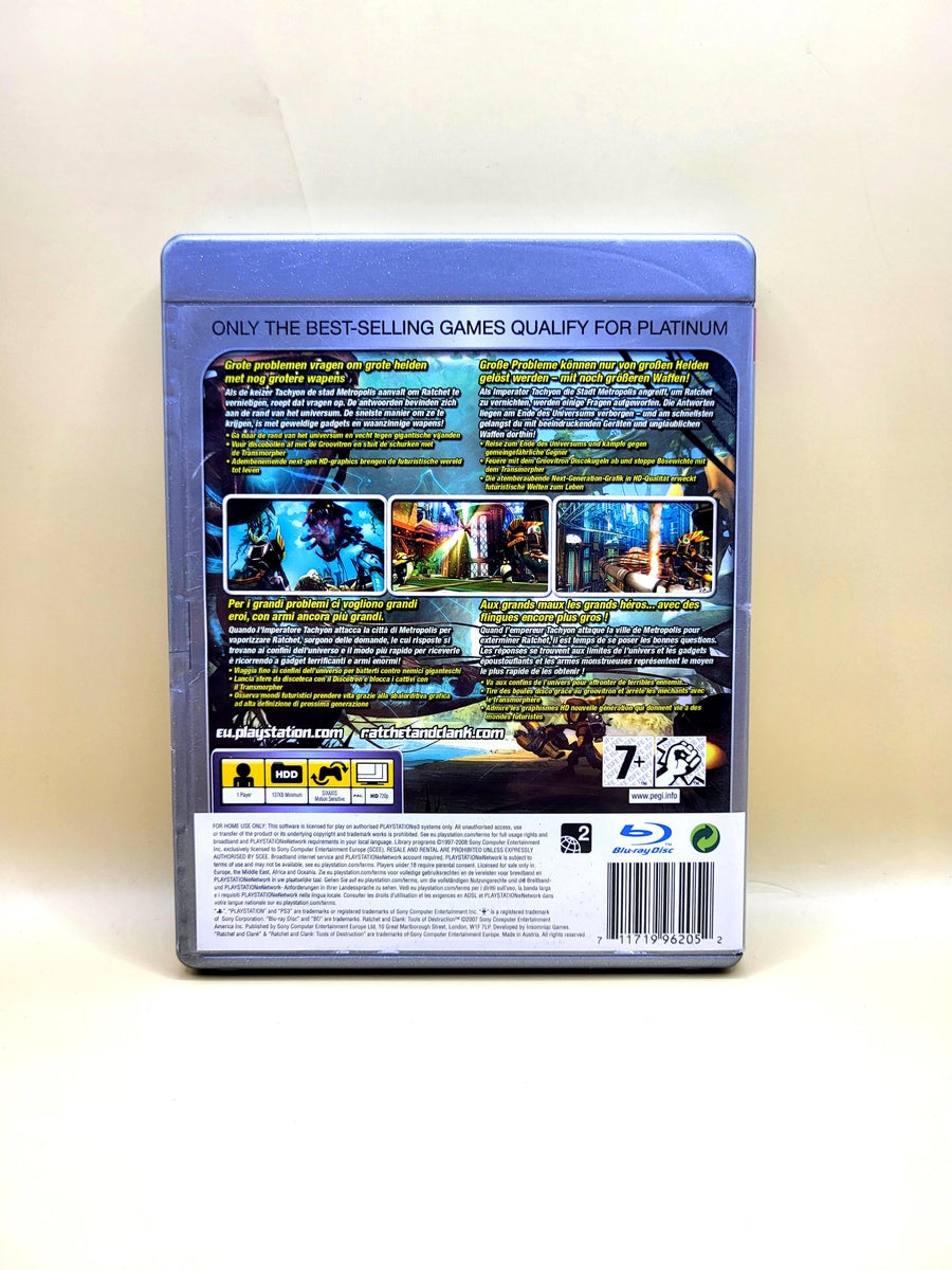 Ratchet And Clank Tools Of Destruction Platinum - PlayStation 3 - PS3